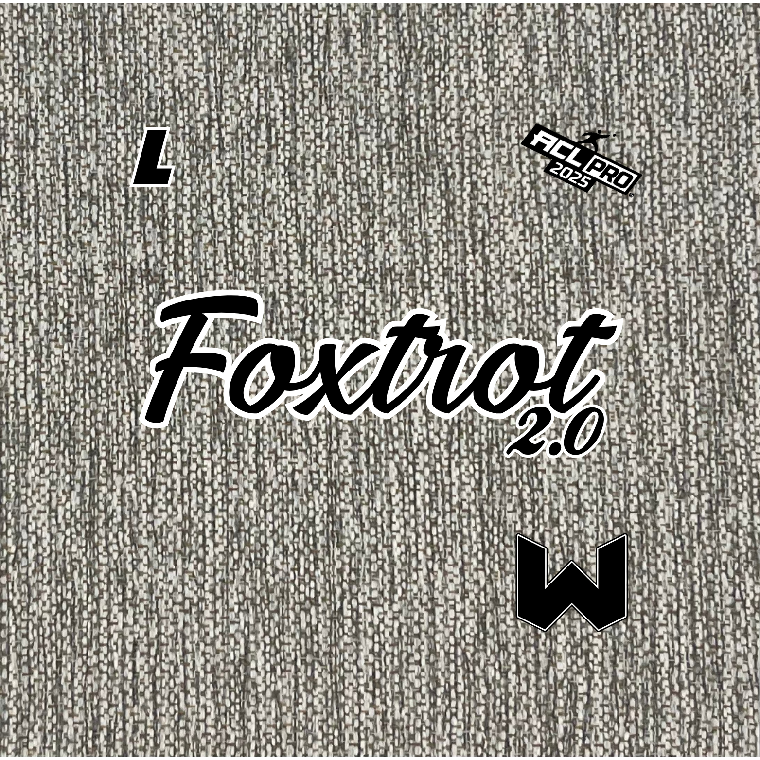 2026 WTF Cornhole Foxtrot 2.0 Simple - ACL Pro Stamped Cornhole Bags - Set of 4 bags