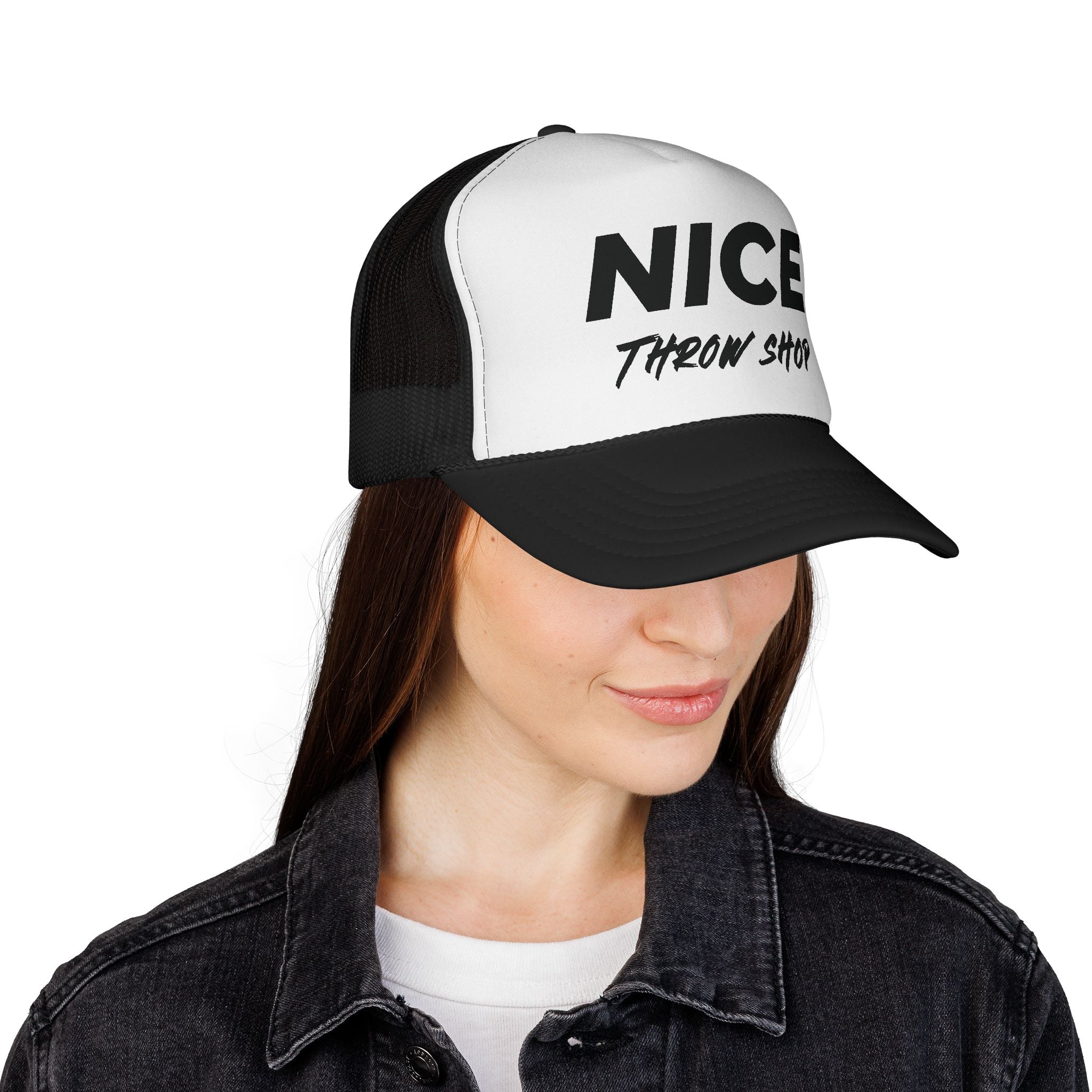 NICE Throw Shop Mesh Trucker Cap – Multiple Colors