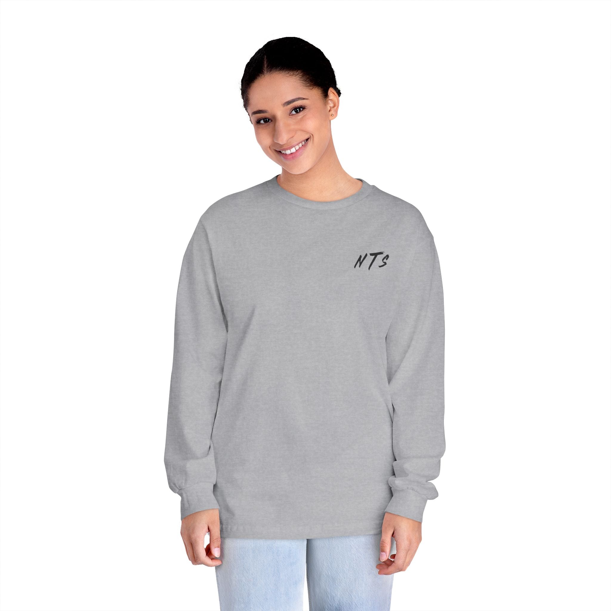 NICE Throw Shop Unisex Long Sleeve Tee with NTS Design – Multiple Colors