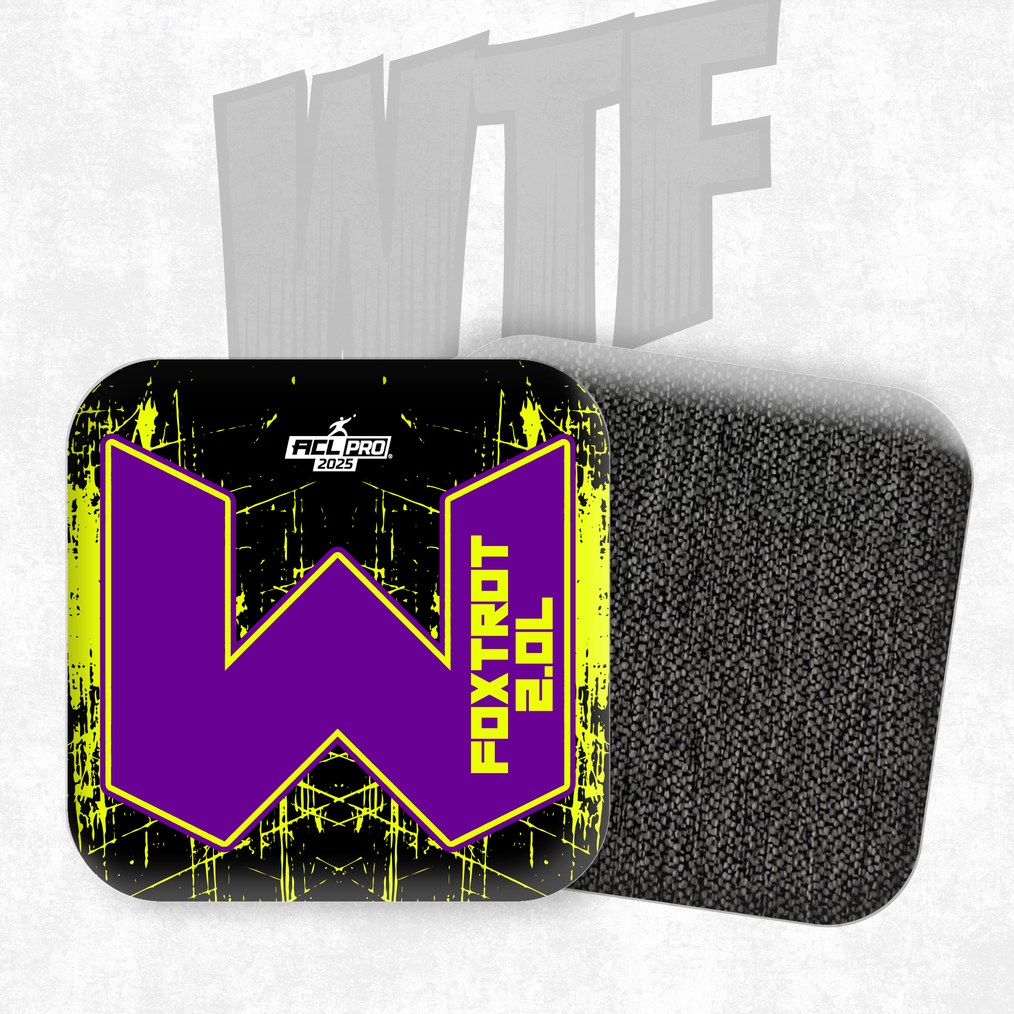 2026 WTF Cornhole Foxtrot 2.0 - ACL Pro Stamped Cornhole Bags - Set of 4 bags