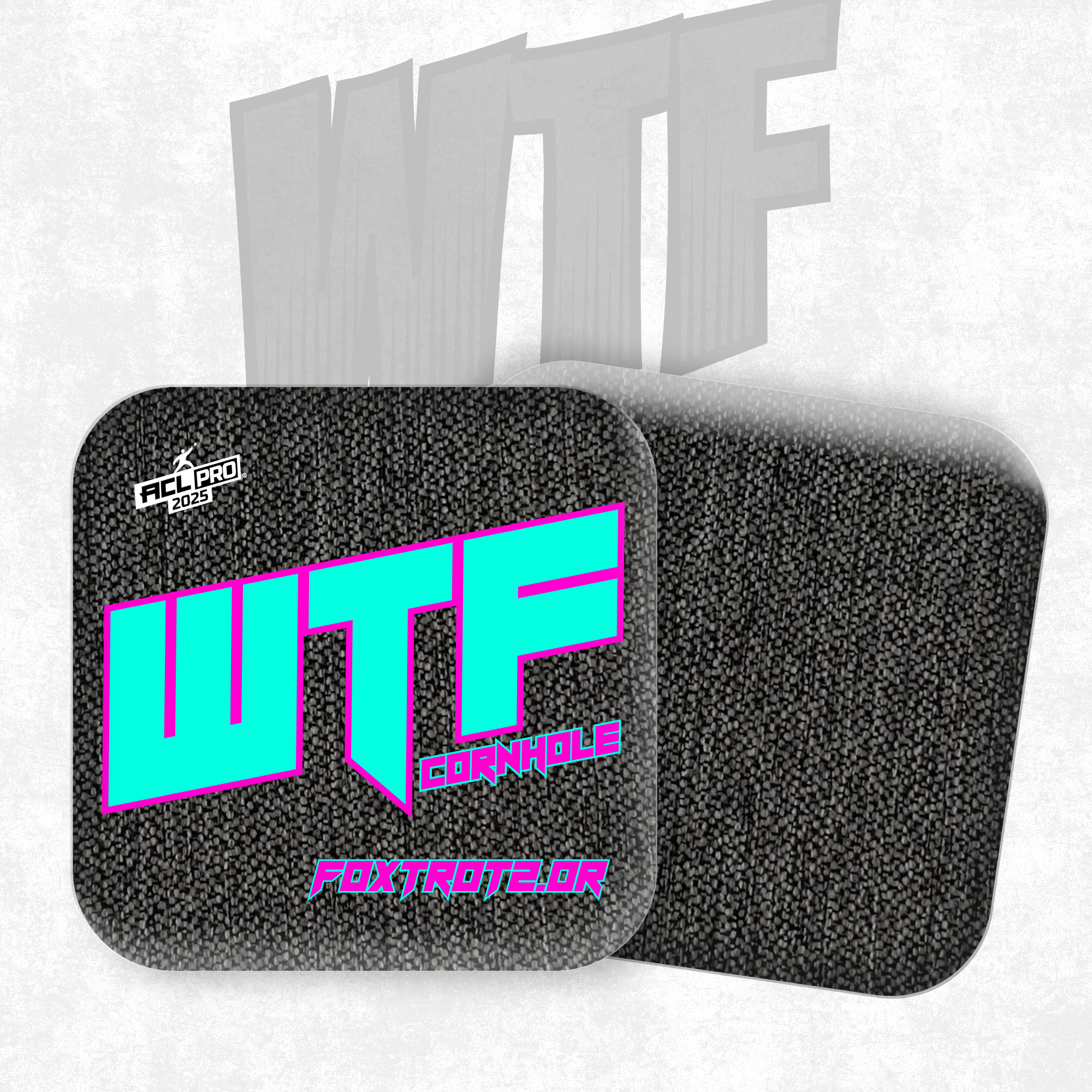 2026 WTF Cornhole Foxtrot 2.0 - ACL Pro Stamped Cornhole Bags - Set of 4 bags