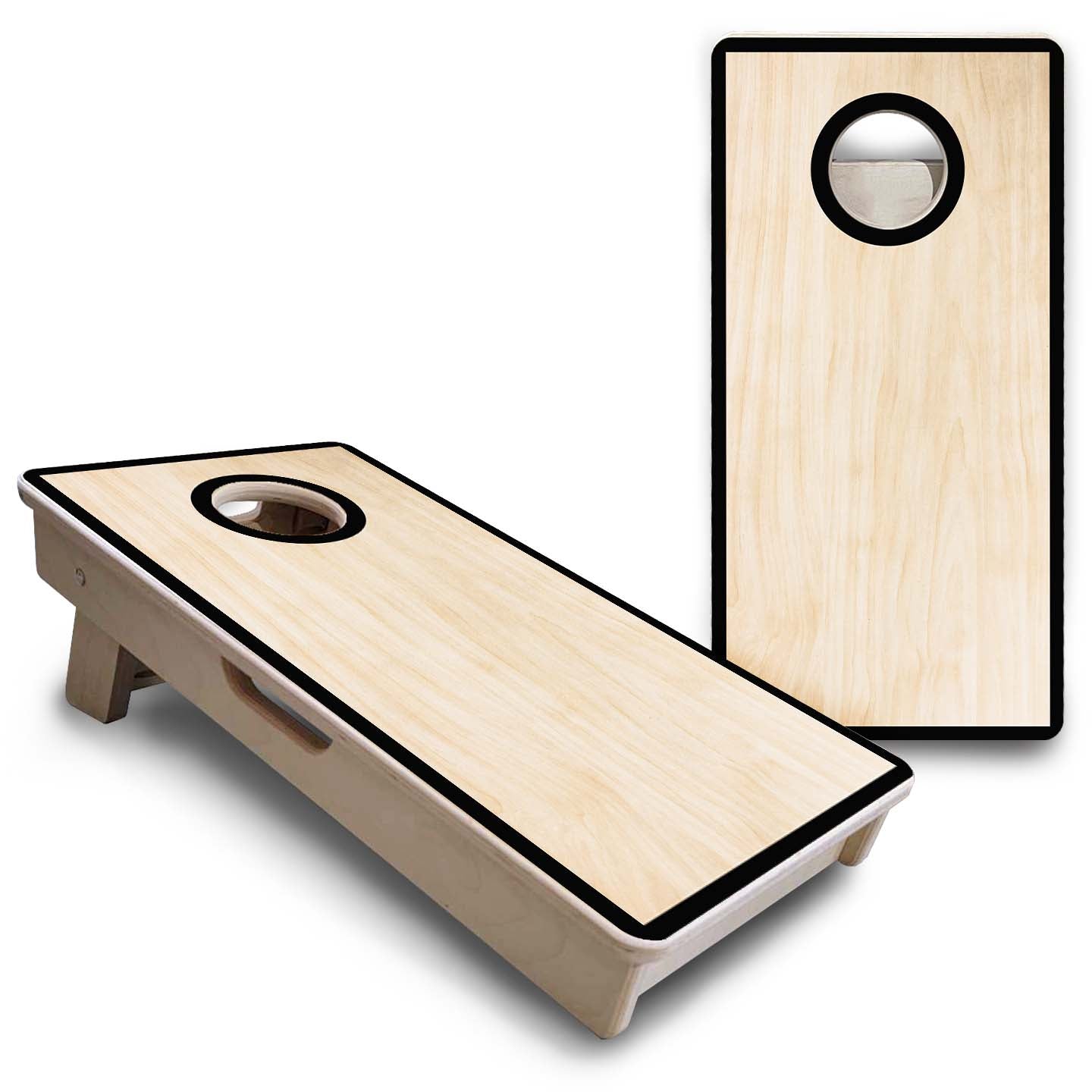 Mini Cornhole Boards - Red/Black Hole Ring