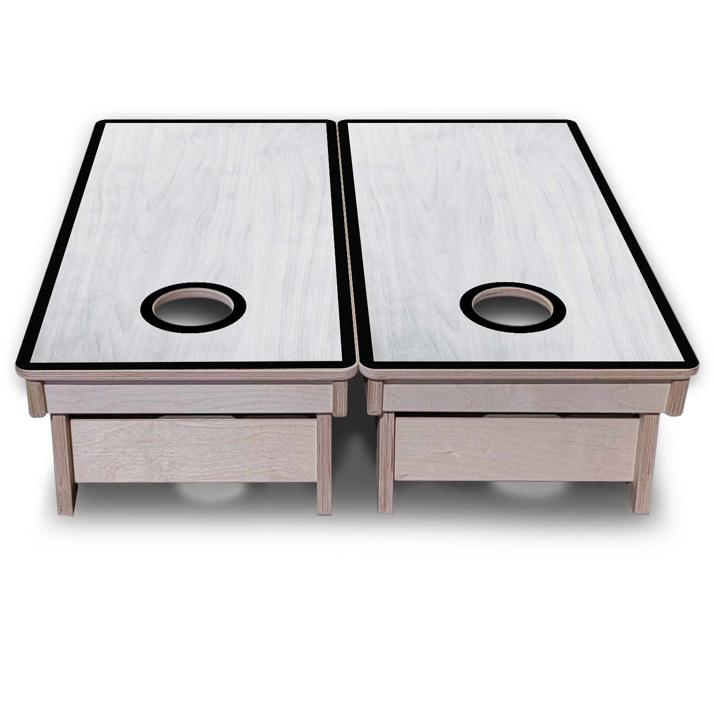 Vacation Cornhole Boards - Grey Wash