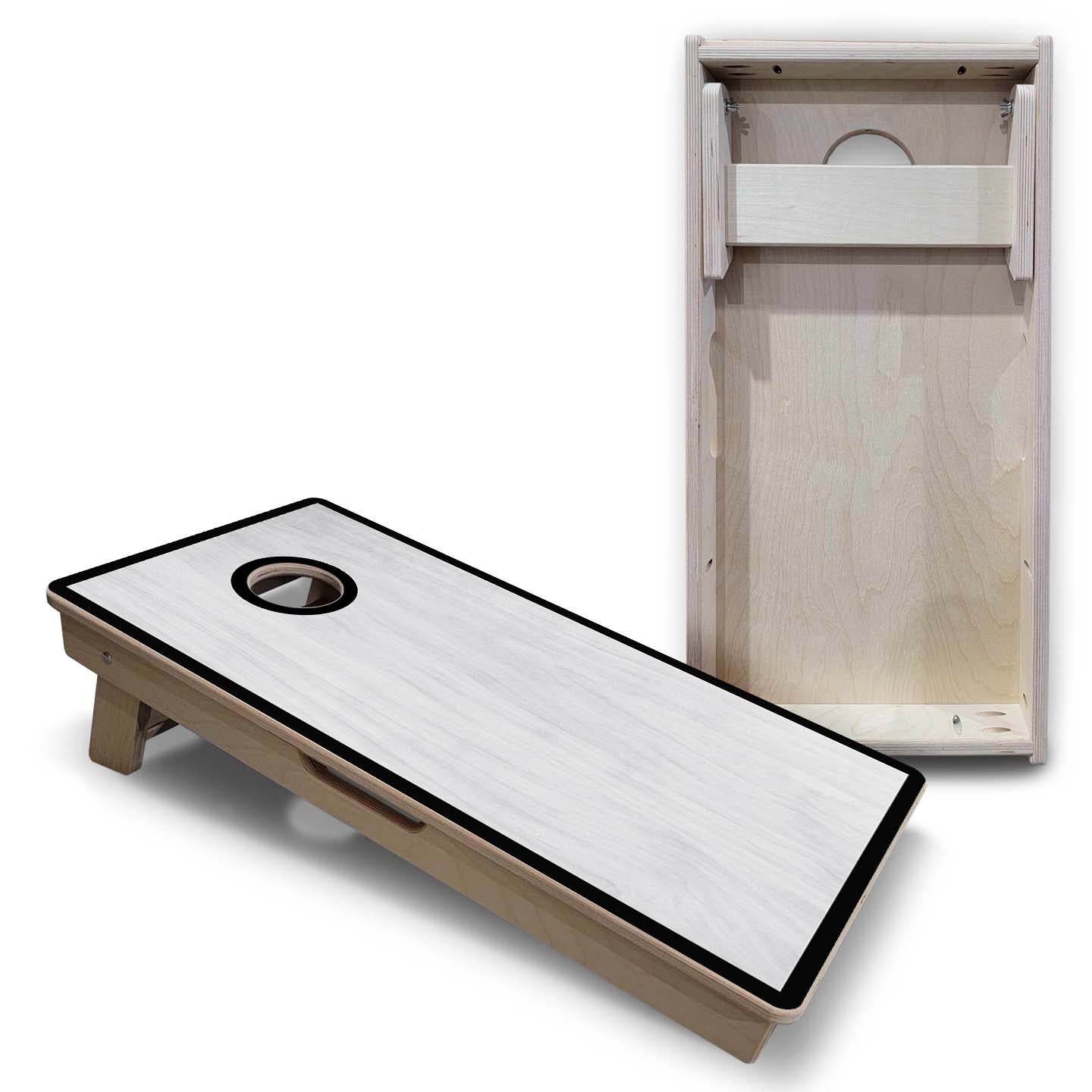 Vacation Cornhole Boards - Grey Wash