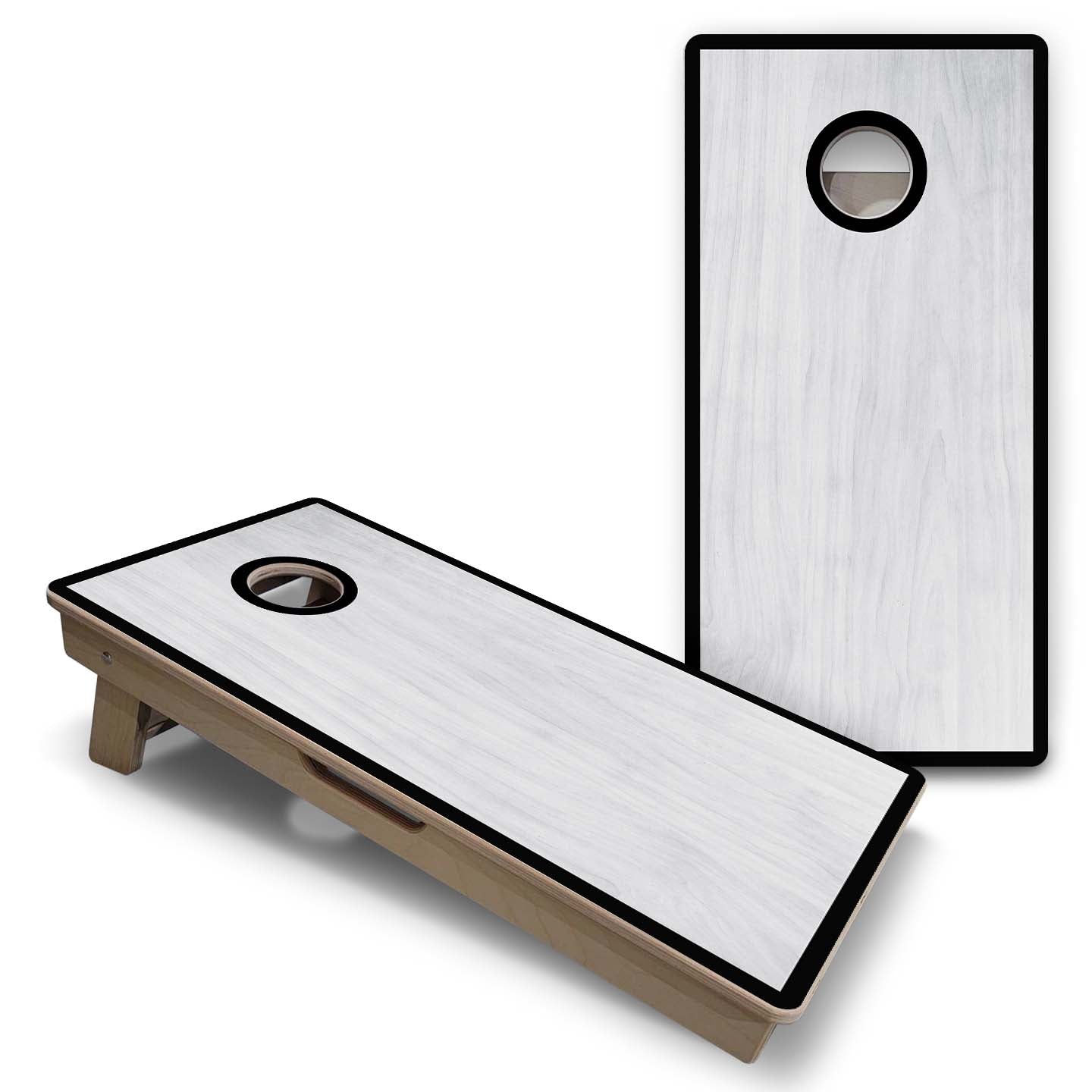 Vacation Cornhole Boards - Grey Wash