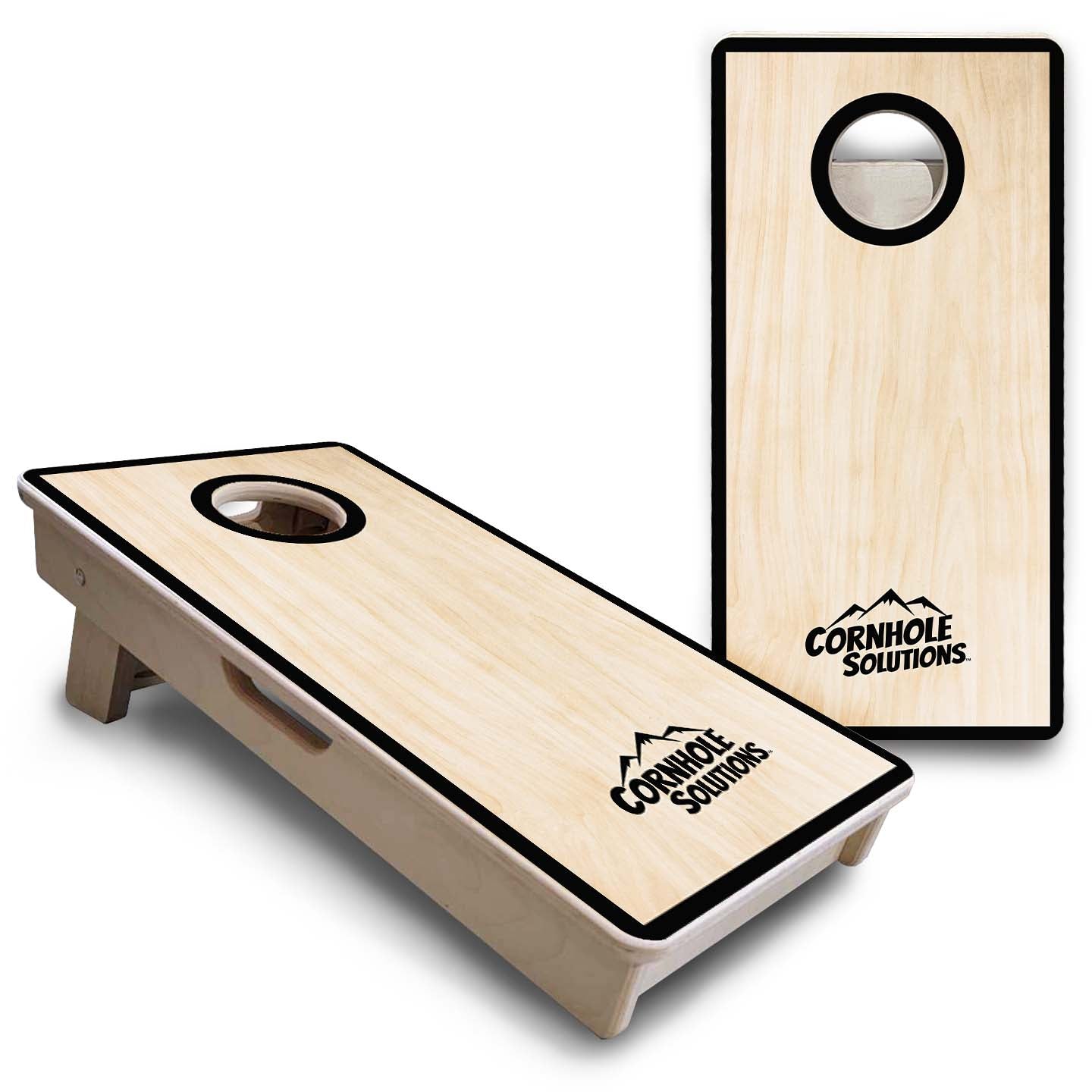 Mini Cornhole Boards - Red/Black Hole Ring