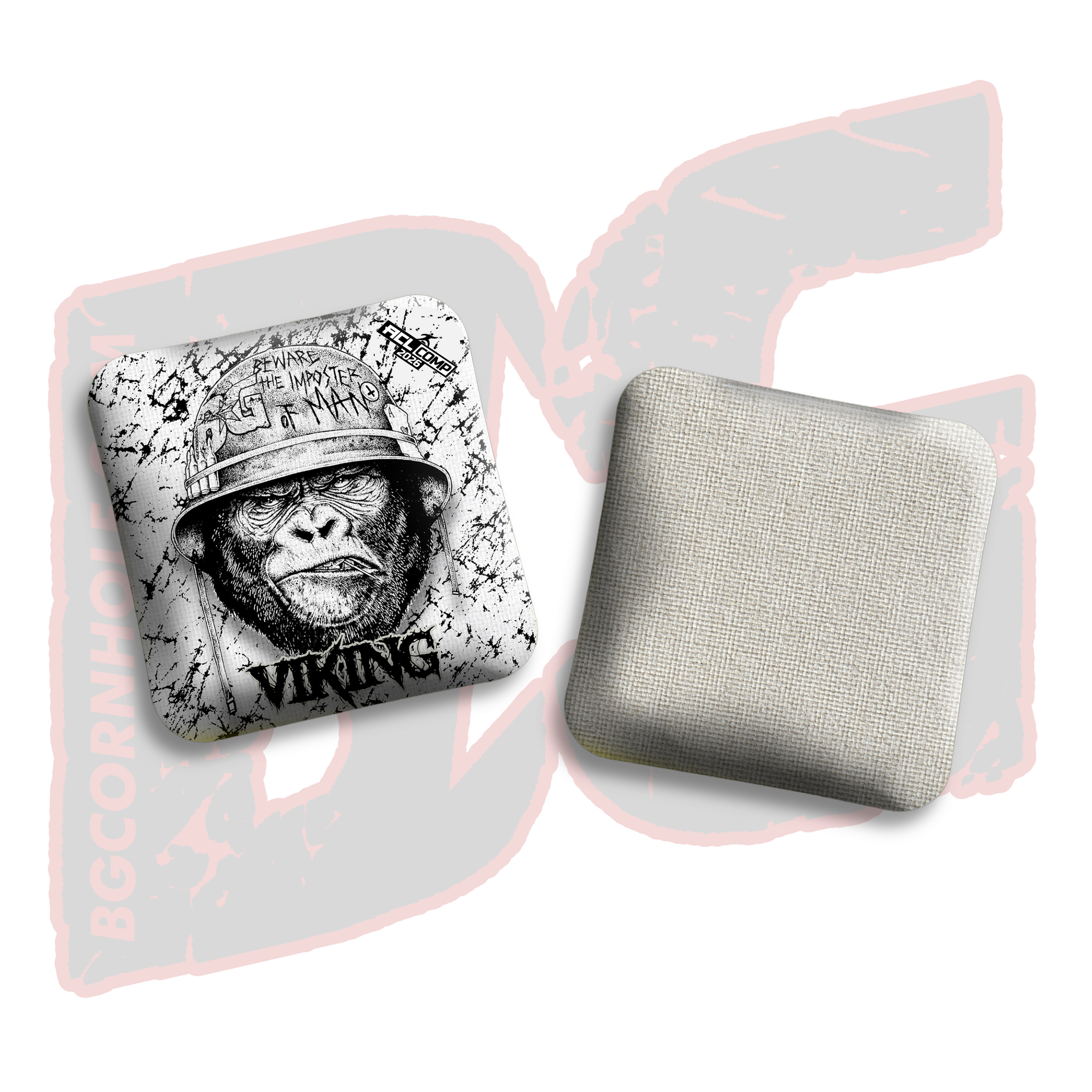BG Cornhole 2026 COMP BG VIKING - "Guerilla" - ACL Comp Stamped Cornhole Bags - SET OF 4 BAGS