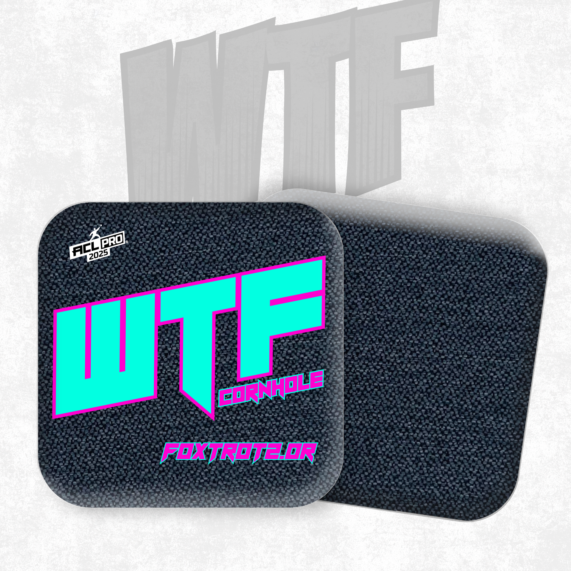 2026 WTF Cornhole Foxtrot 2.0 - ACL Pro Stamped Cornhole Bags - Set of 4 bags