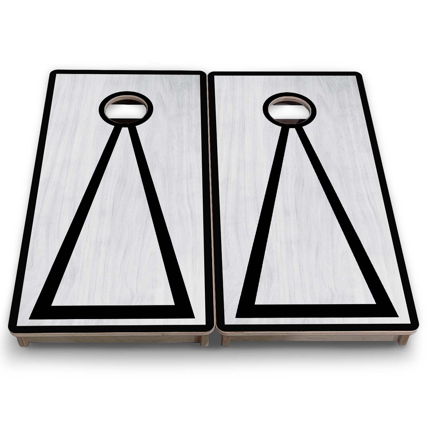 Vacation Cornhole Boards - Grey Wash