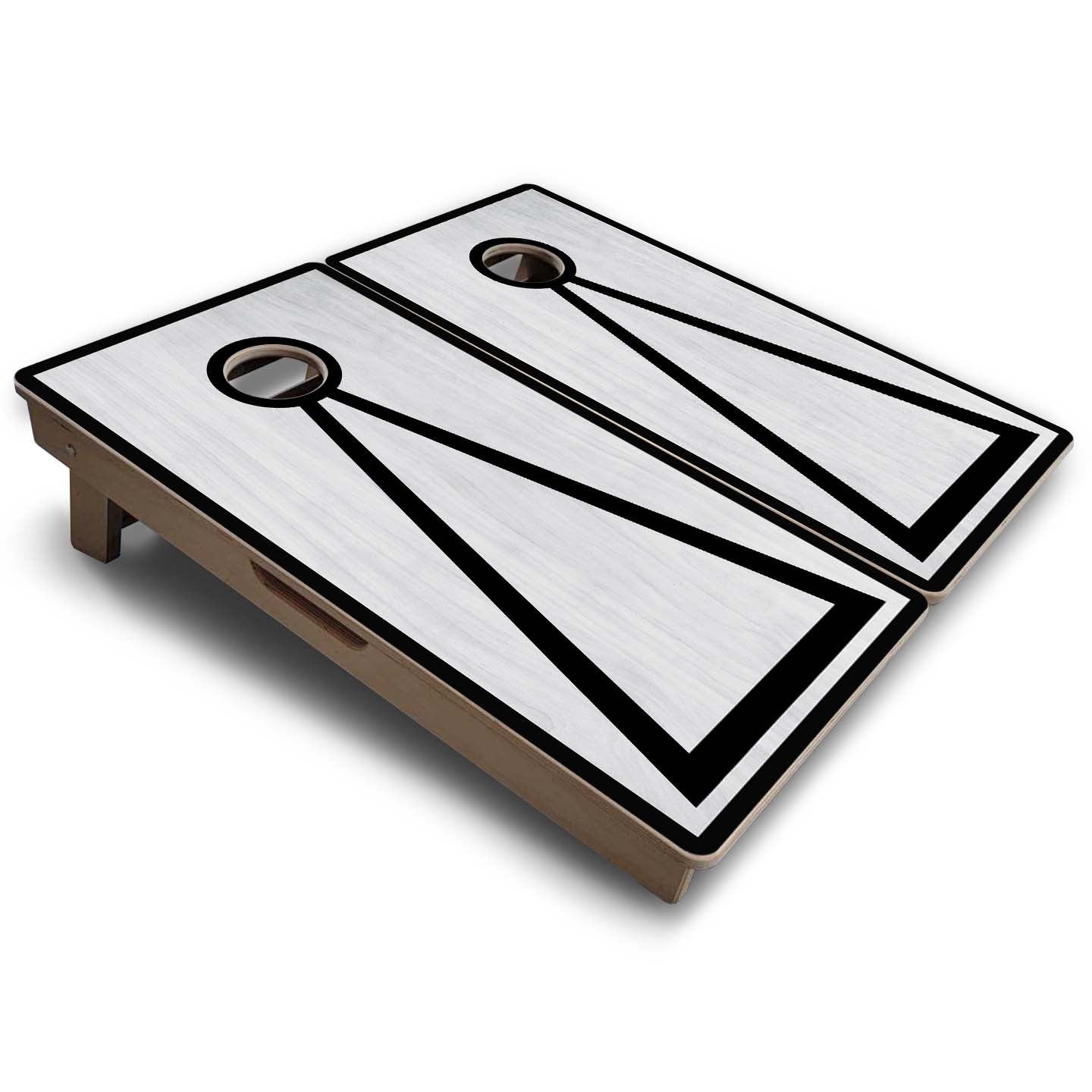 Vacation Cornhole Boards - Grey Wash