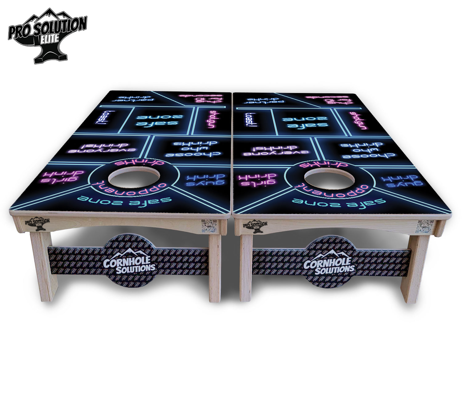 Drinking Game Cornhole Boards - Pro Solution Elite Series