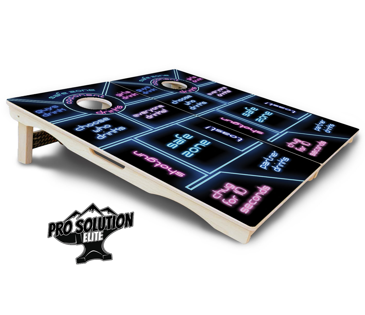 Drinking Game Cornhole Boards - Pro Solution Elite Series