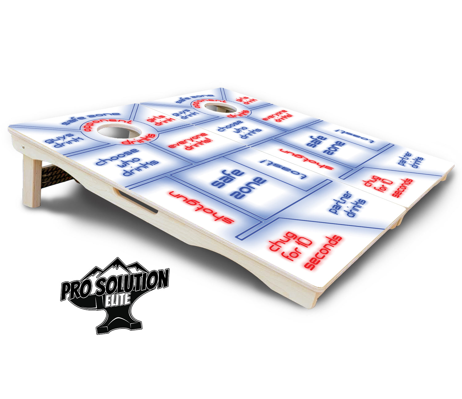 Drinking Game Cornhole Boards - Pro Solution Elite Series