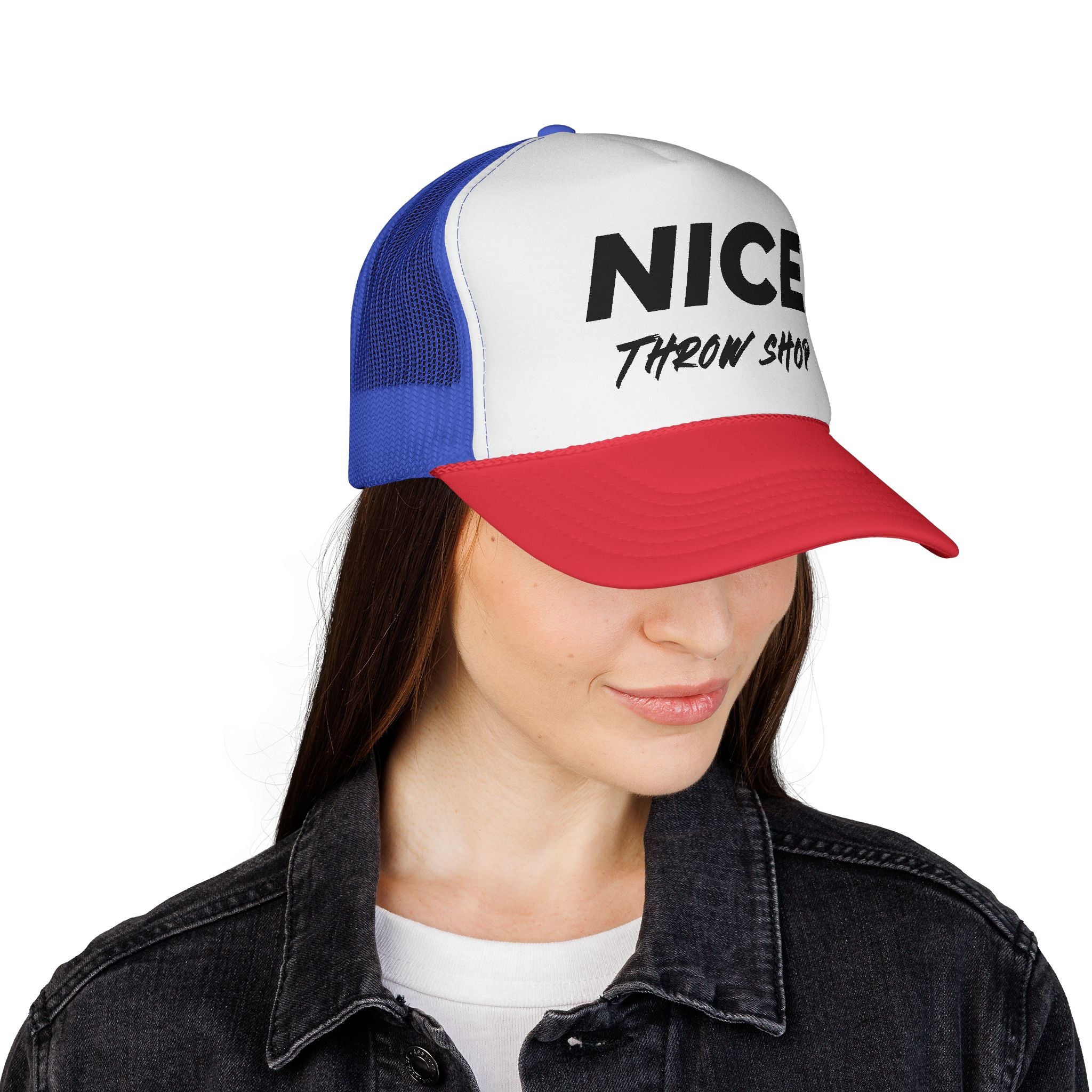 NICE Throw Shop Mesh Trucker Cap – Multiple Colors
