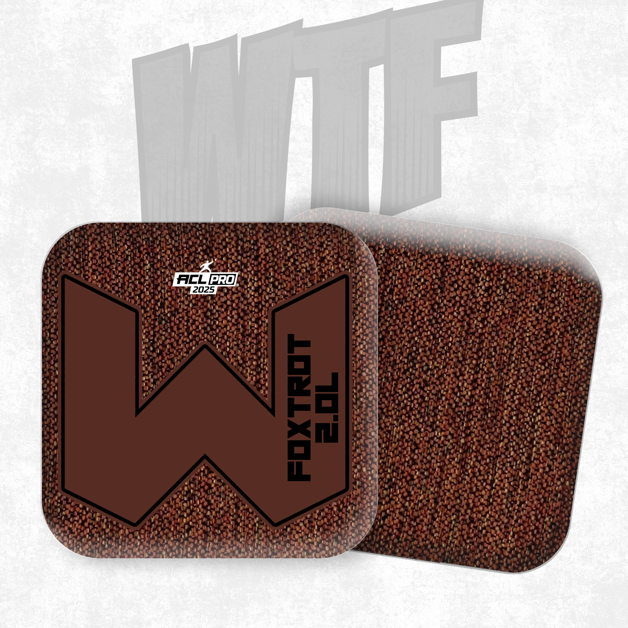 2026 WTF Cornhole Foxtrot 2.0 - ACL Pro Stamped Cornhole Bags - Set of 4 bags