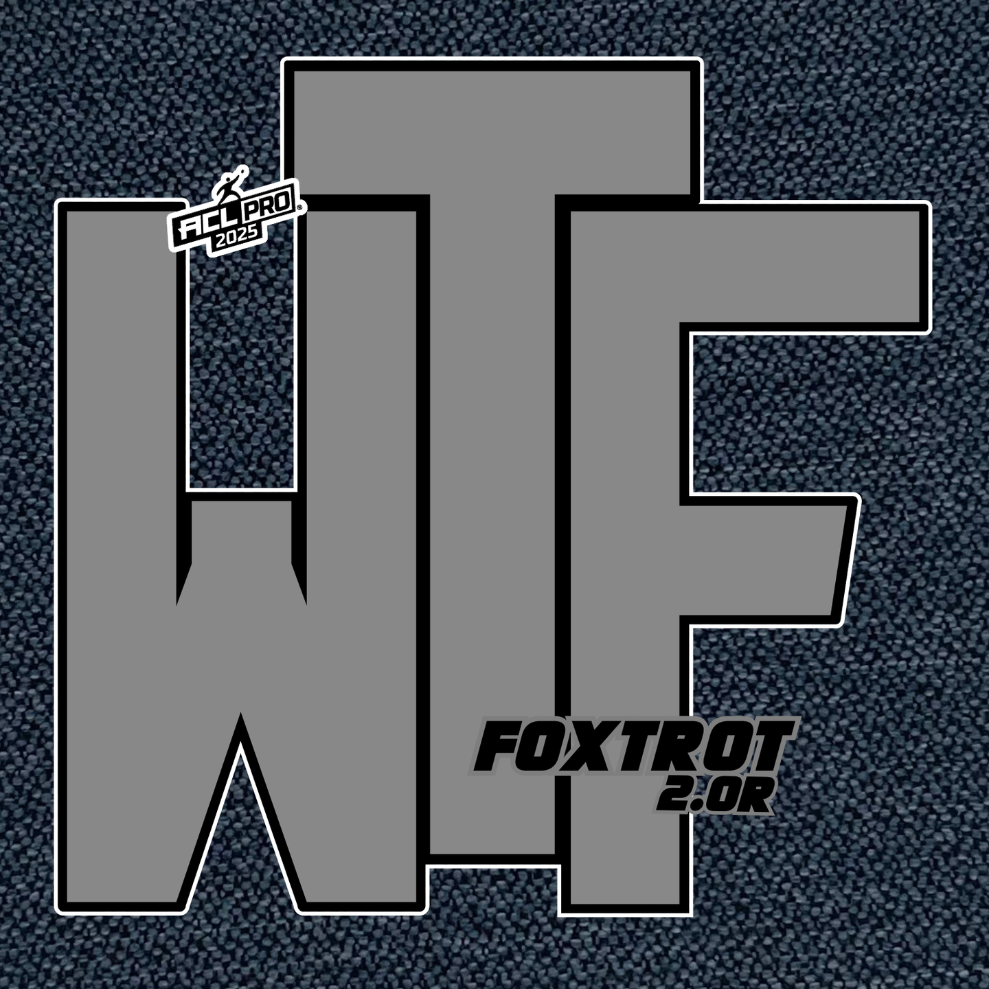 2026 WTF Cornhole Foxtrot 2.0 Expanded - ACL Pro Stamped Cornhole Bags - Set of 4 bags