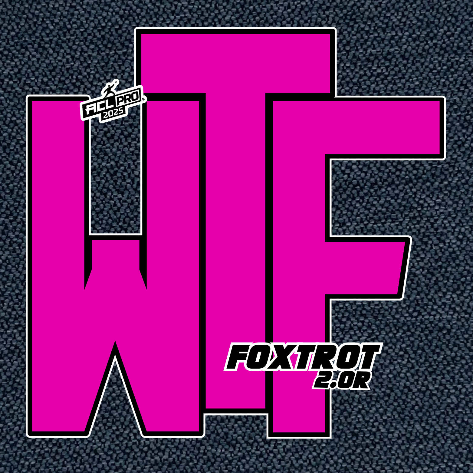 2026 WTF Cornhole Foxtrot 2.0 Expanded - ACL Pro Stamped Cornhole Bags - Set of 4 bags