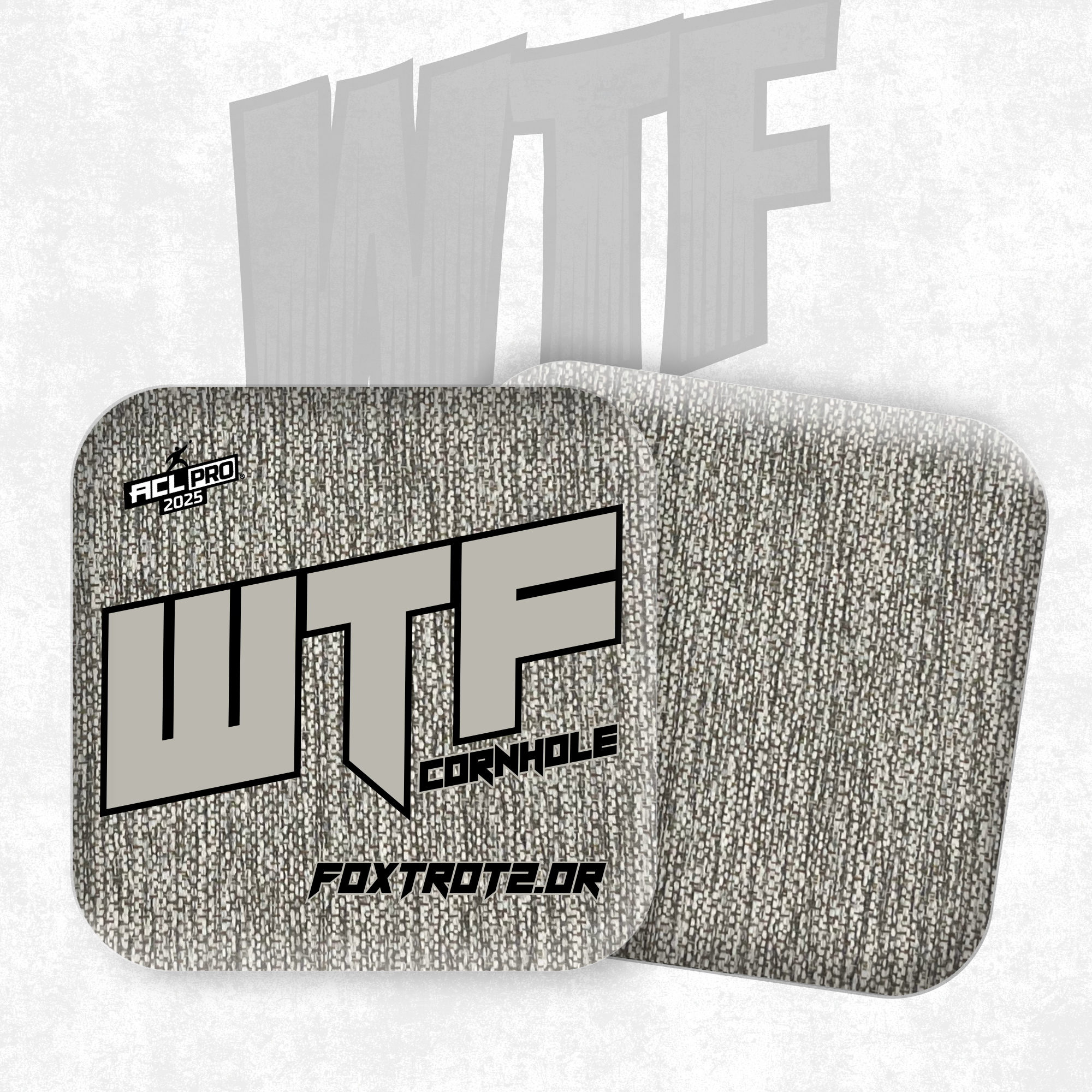 2026 WTF Cornhole Foxtrot 2.0 - ACL Pro Stamped Cornhole Bags - Set of 4 bags