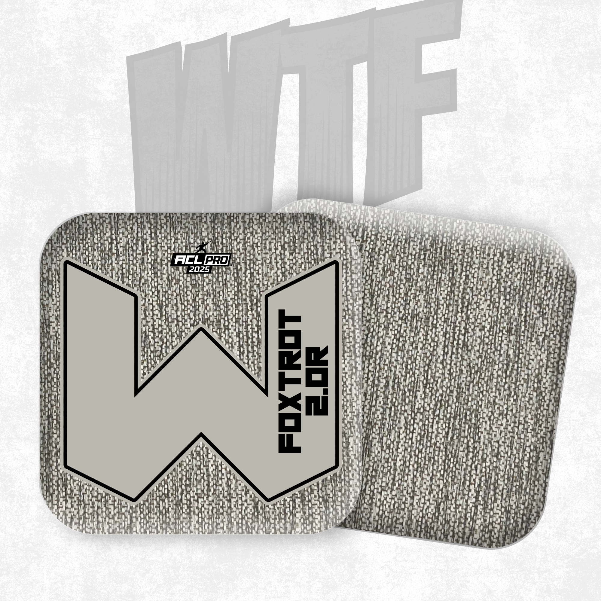 2026 WTF Cornhole Foxtrot 2.0 - ACL Pro Stamped Cornhole Bags - Set of 4 bags