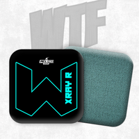 2026 WTF Cornhole X-RAY Aqua/Black carpet - ACL Pro Stamped Cornhole Bags - Set of 4 bags