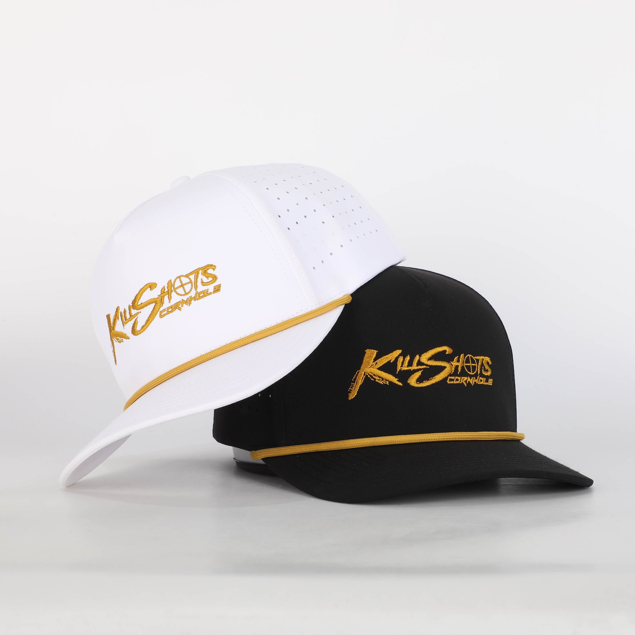 Killshots Cornhole 5 Panel Snap-Back Rope Hat - "Champions" Edition