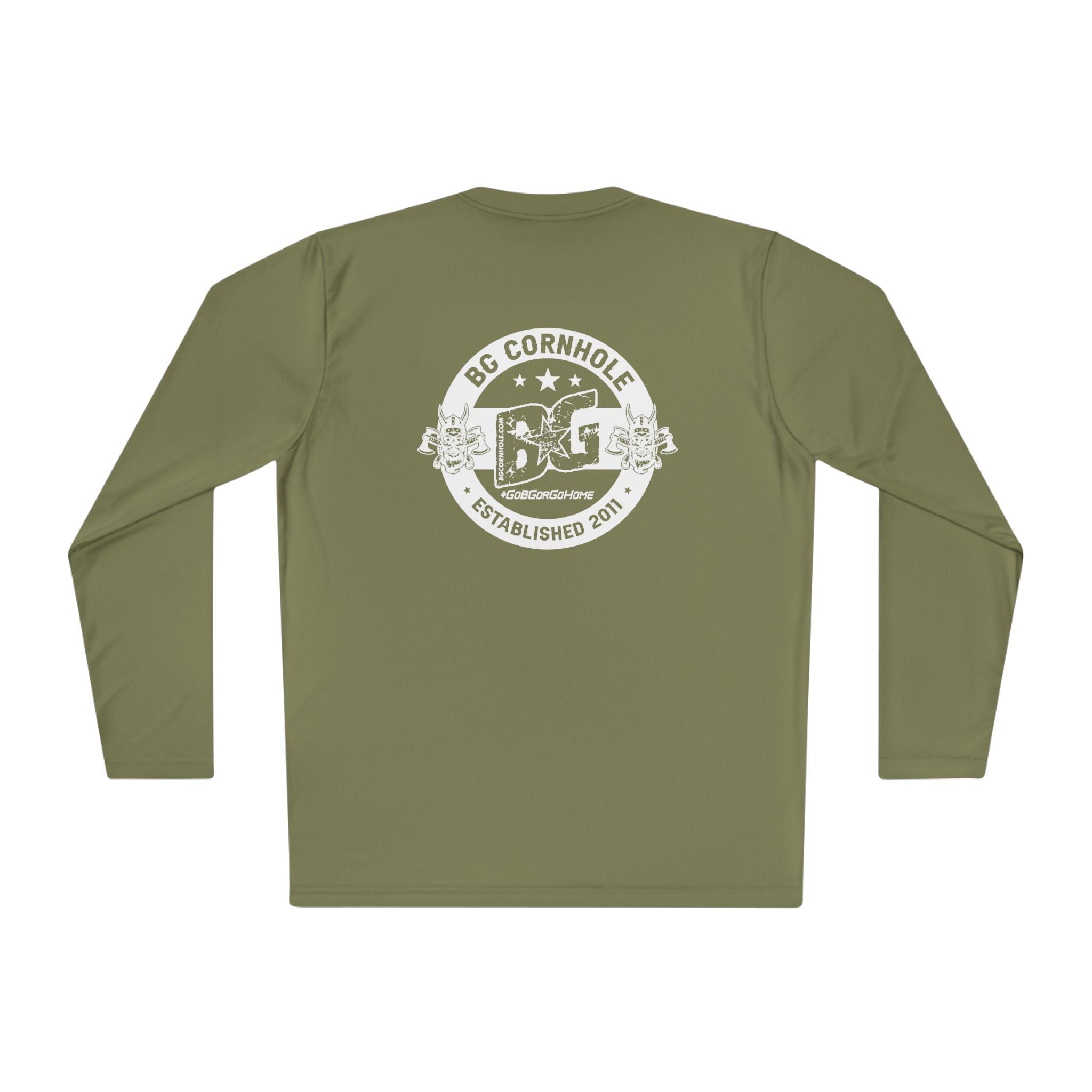 BG Cornhole Unisex Lightweight Polyester Long Sleeve Tee - Multiple Colors