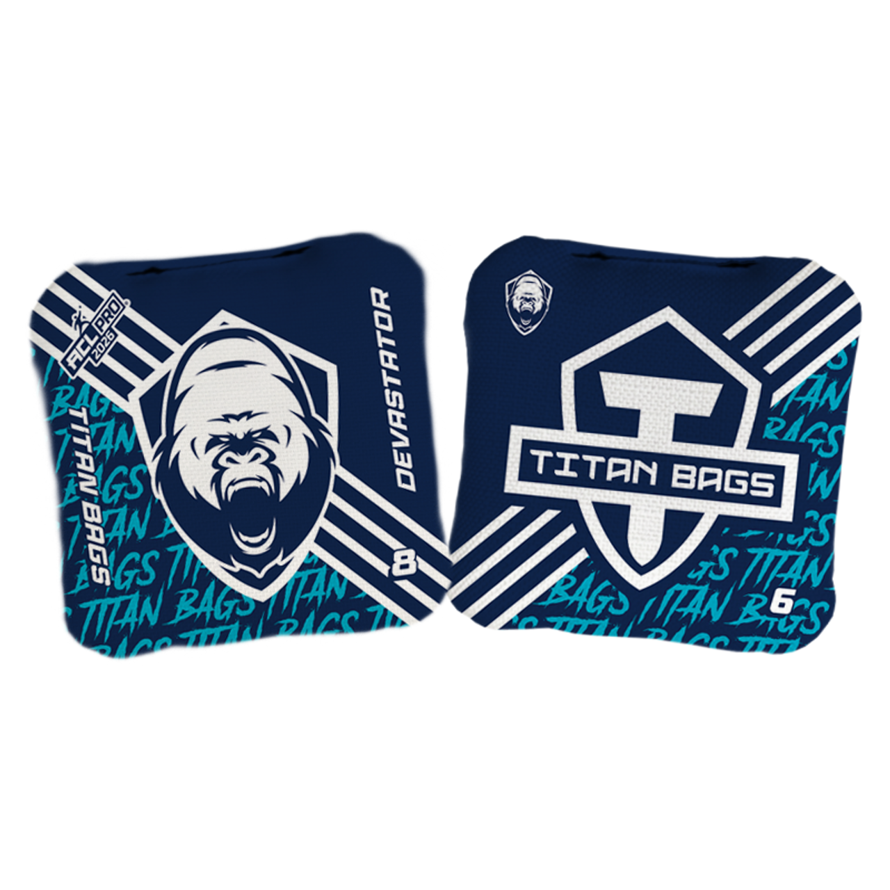 Titan Bags Devastator - 2026 ACL PRO Approved Toss Bags - Set of 4