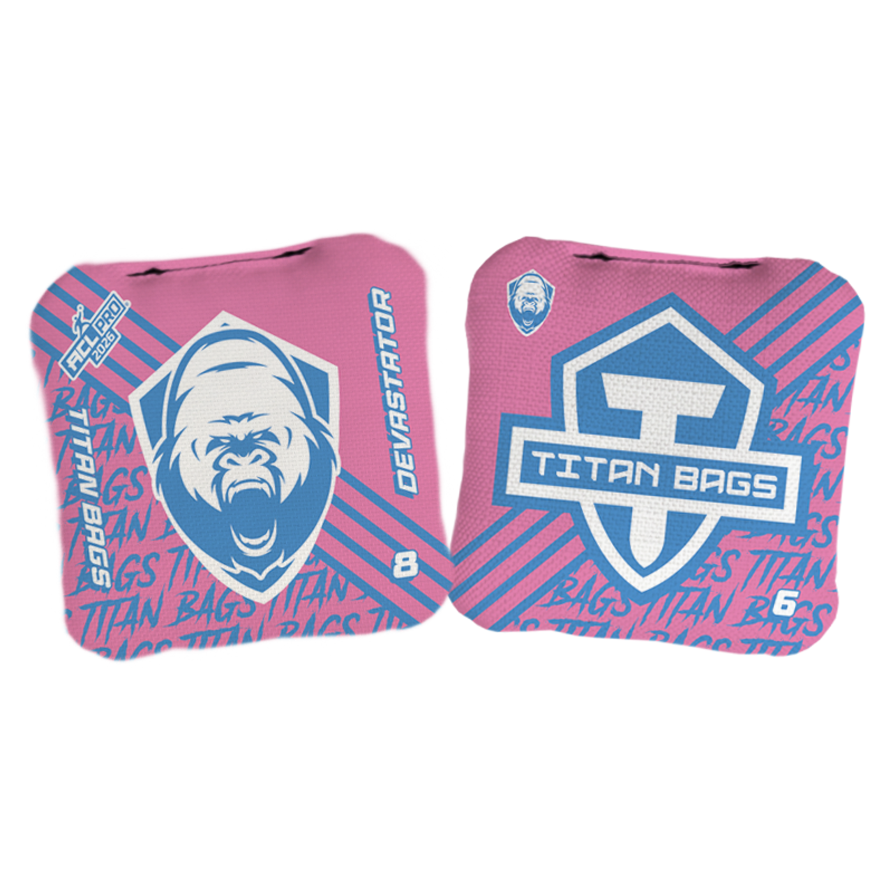 Titan Bags Devastator - 2026 ACL PRO Approved Toss Bags - Set of 4