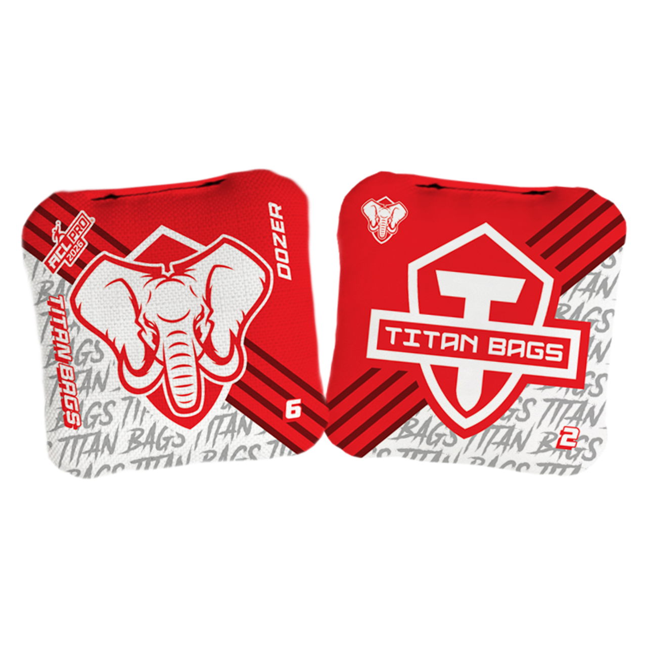 Titan Cornhole Bags - Dozer - 2026 ACL PRO Approved Toss Bags - Set of 4