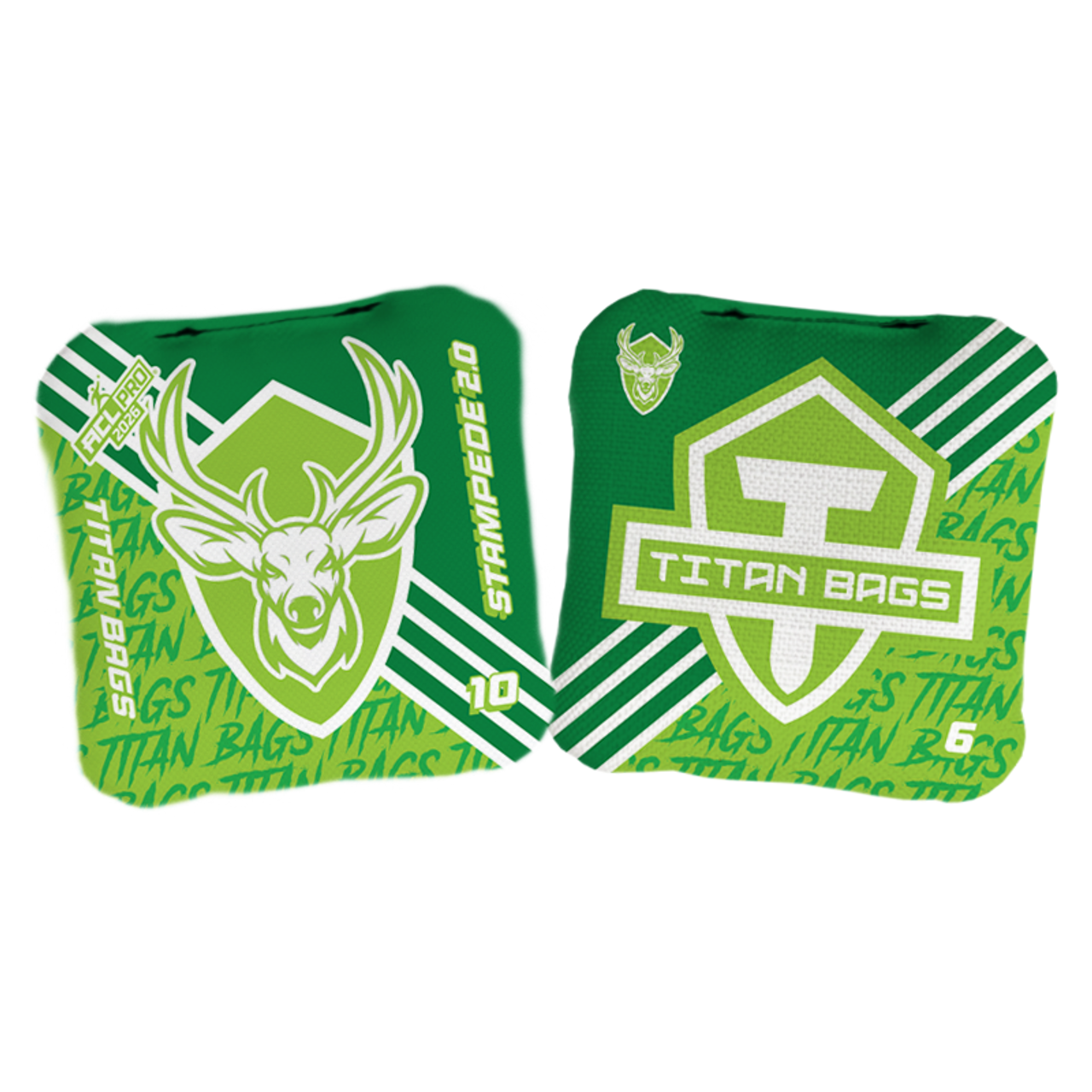 Titan Bags Stampede 2.0 - 2026 ACL PRO Approved Toss Bags - Set of 4