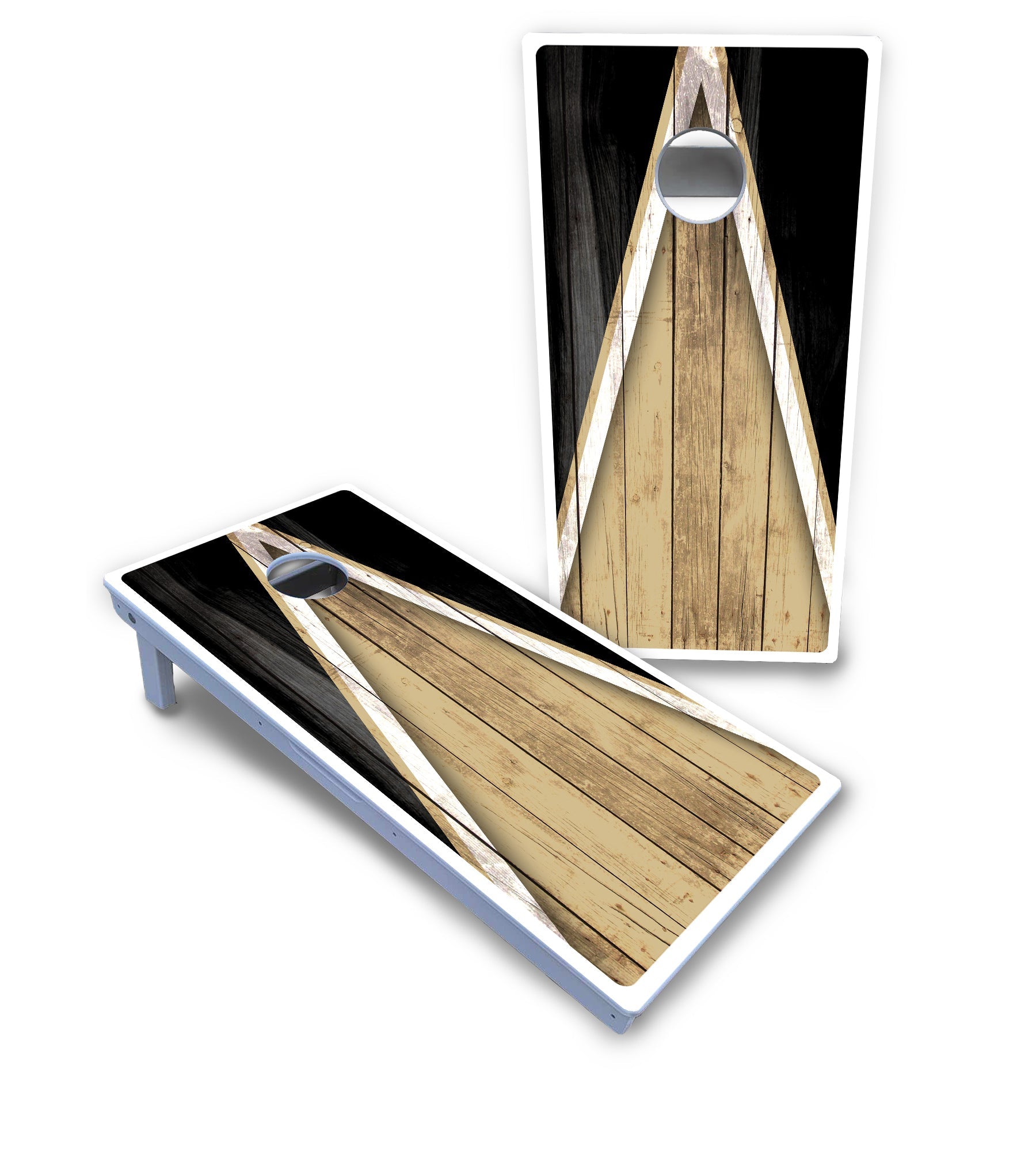 Team Color Triangle Cornhole Boards - All Weather Series