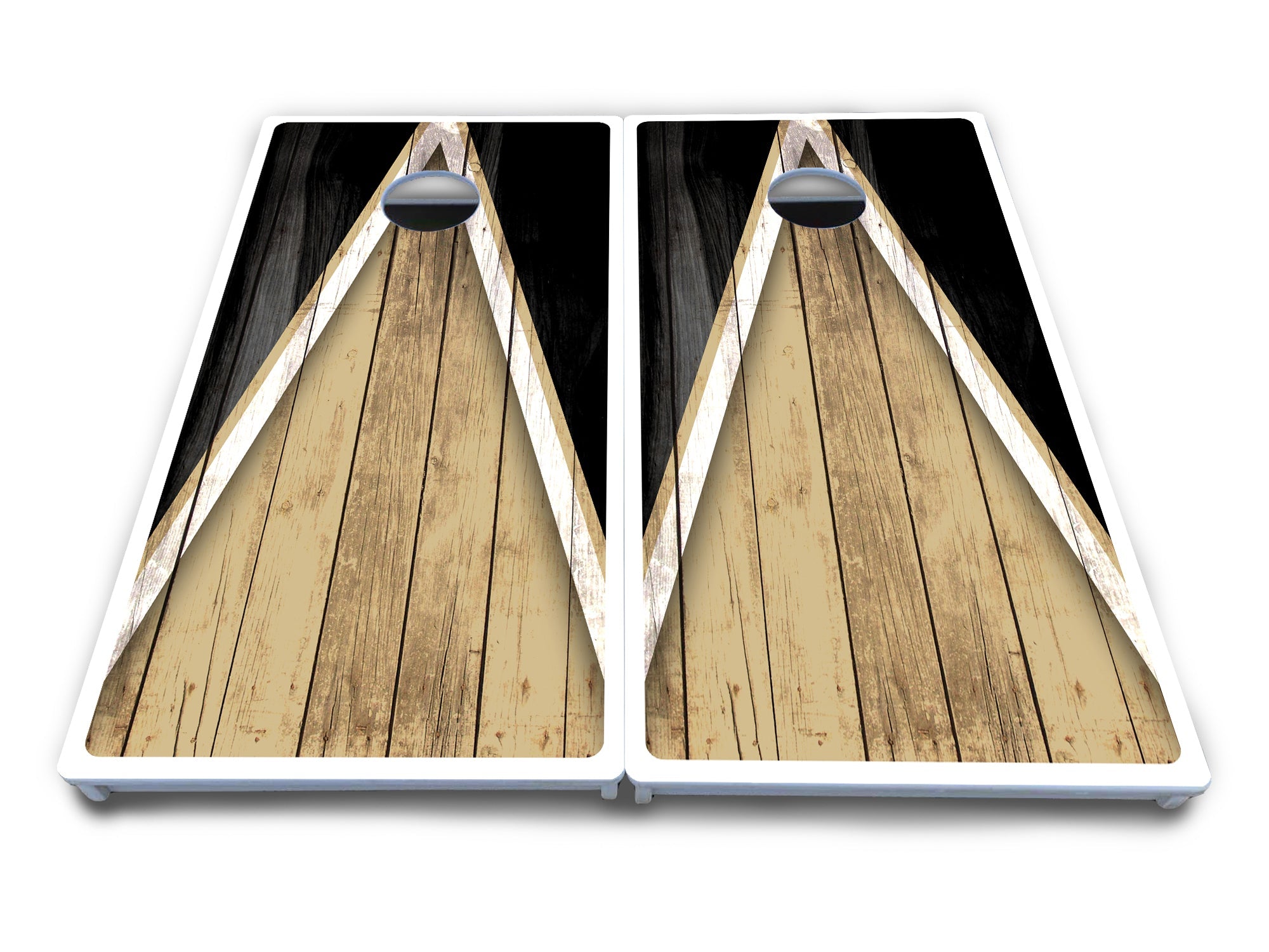 Team Color Triangle Cornhole Boards - All Weather Series