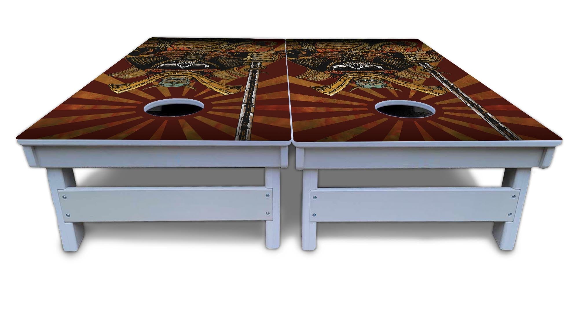 Artist Series Cornhole Boards - All Weather Series - Split Design