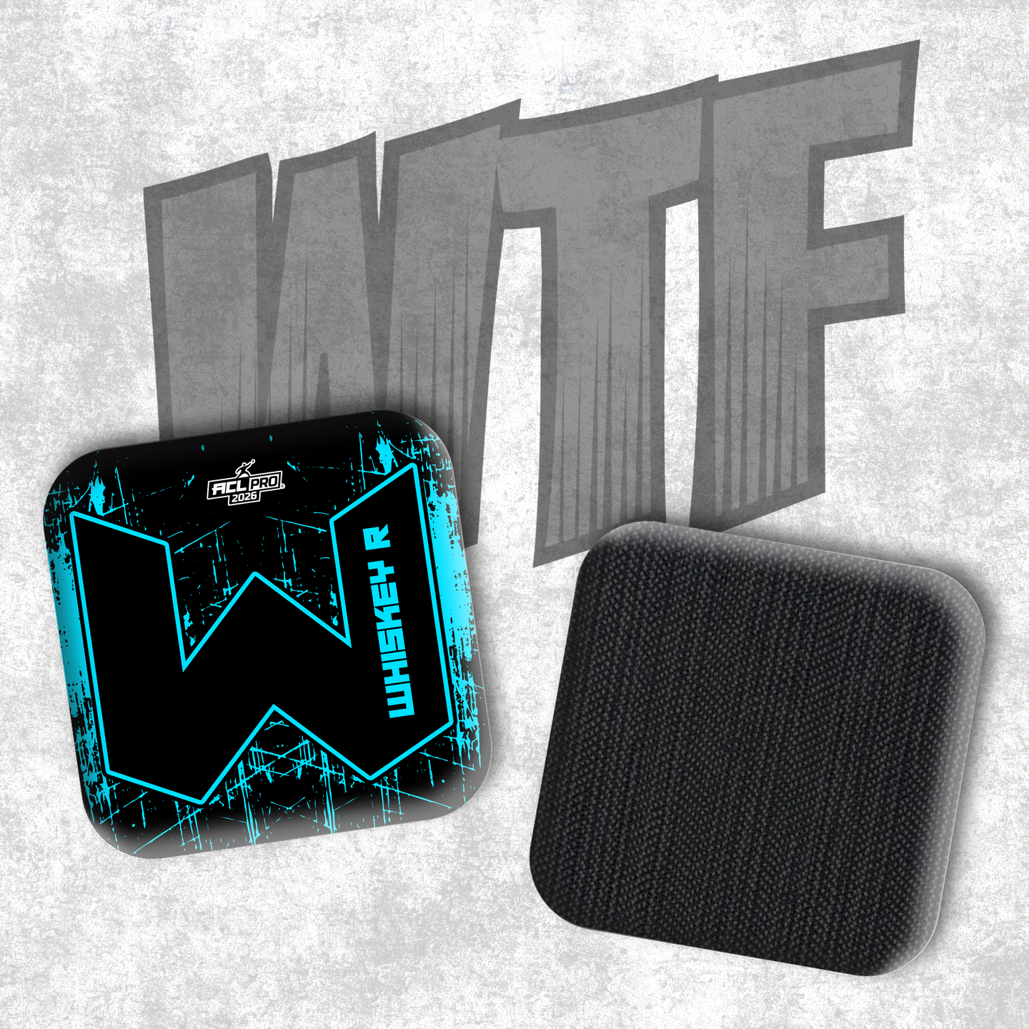 2026 WTF Cornhole Whiskey "W" Logo - ACL Pro Stamped Cornhole Bags - Set of 4 bags