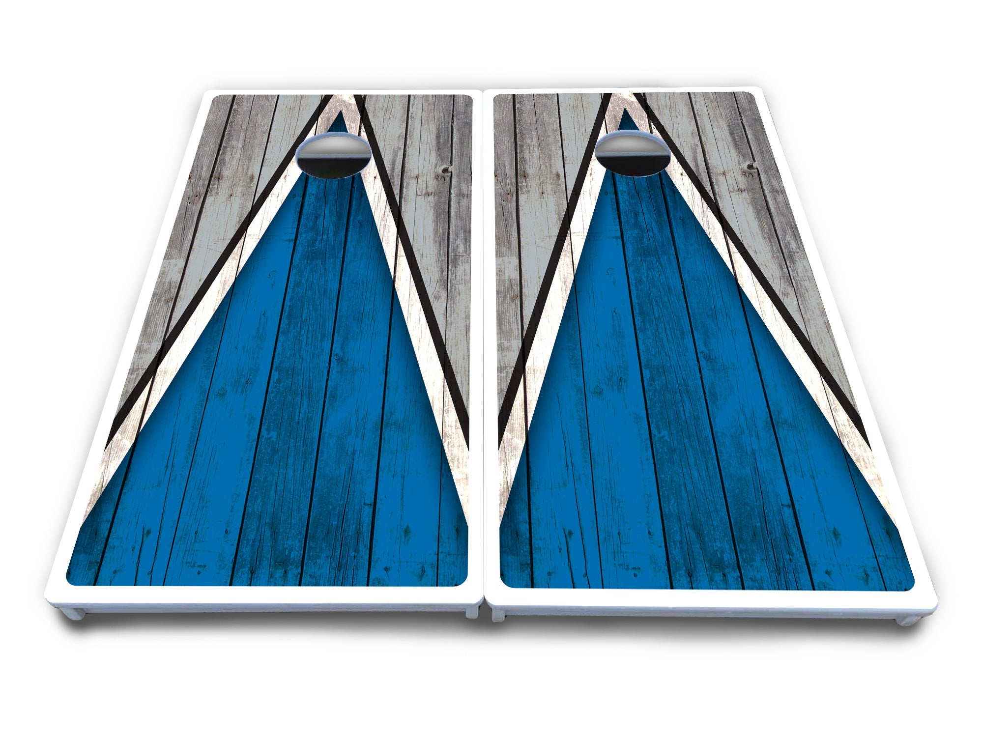 Team Color Triangle Cornhole Boards - All Weather Series