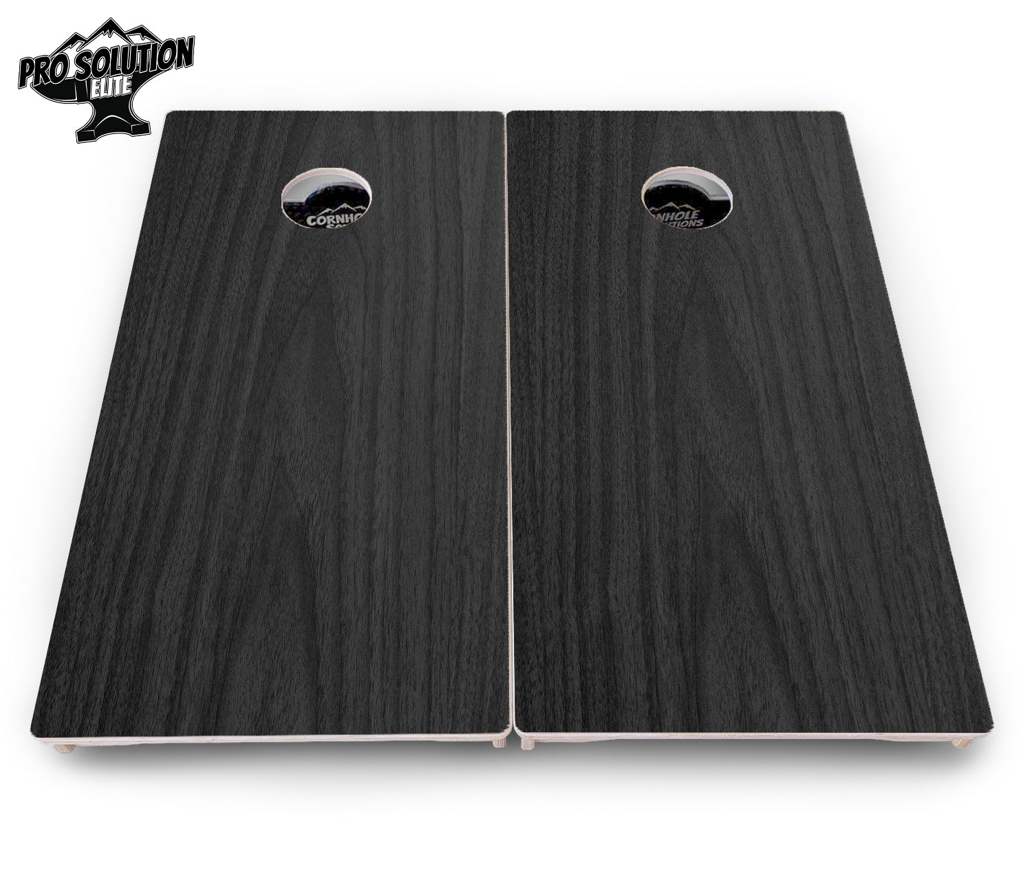 Dark Grey Wood Cornhole Boards - Pro Solution Elite Series