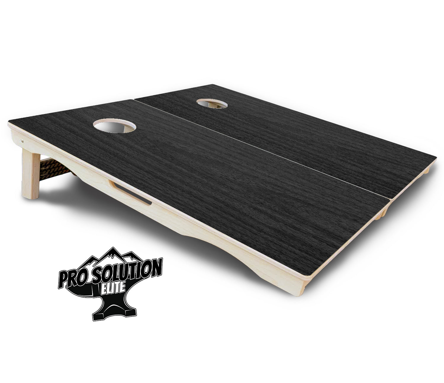 Dark Grey Wood Cornhole Boards - Pro Solution Elite Series