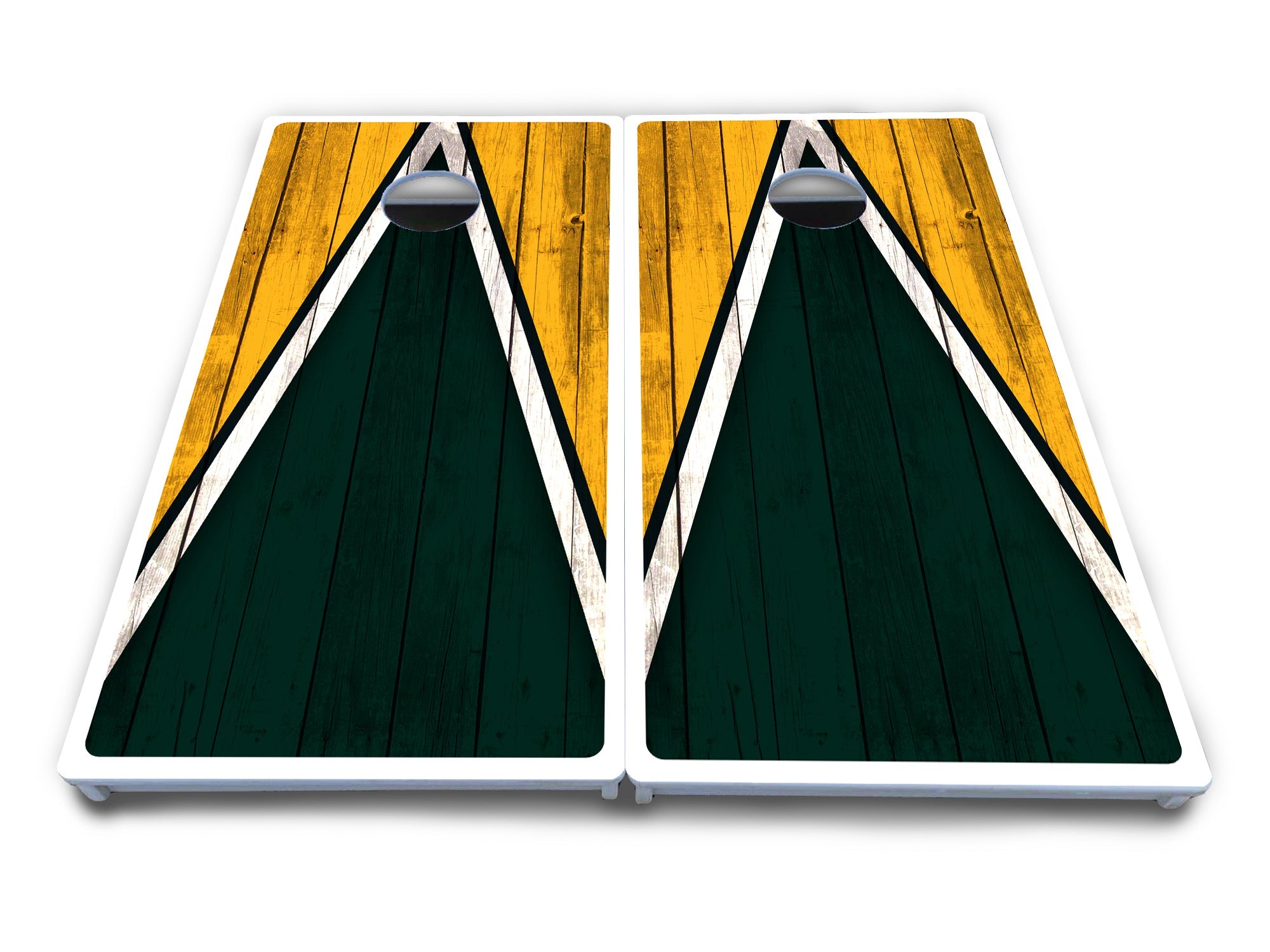 Team Color Triangle Cornhole Boards - All Weather Series