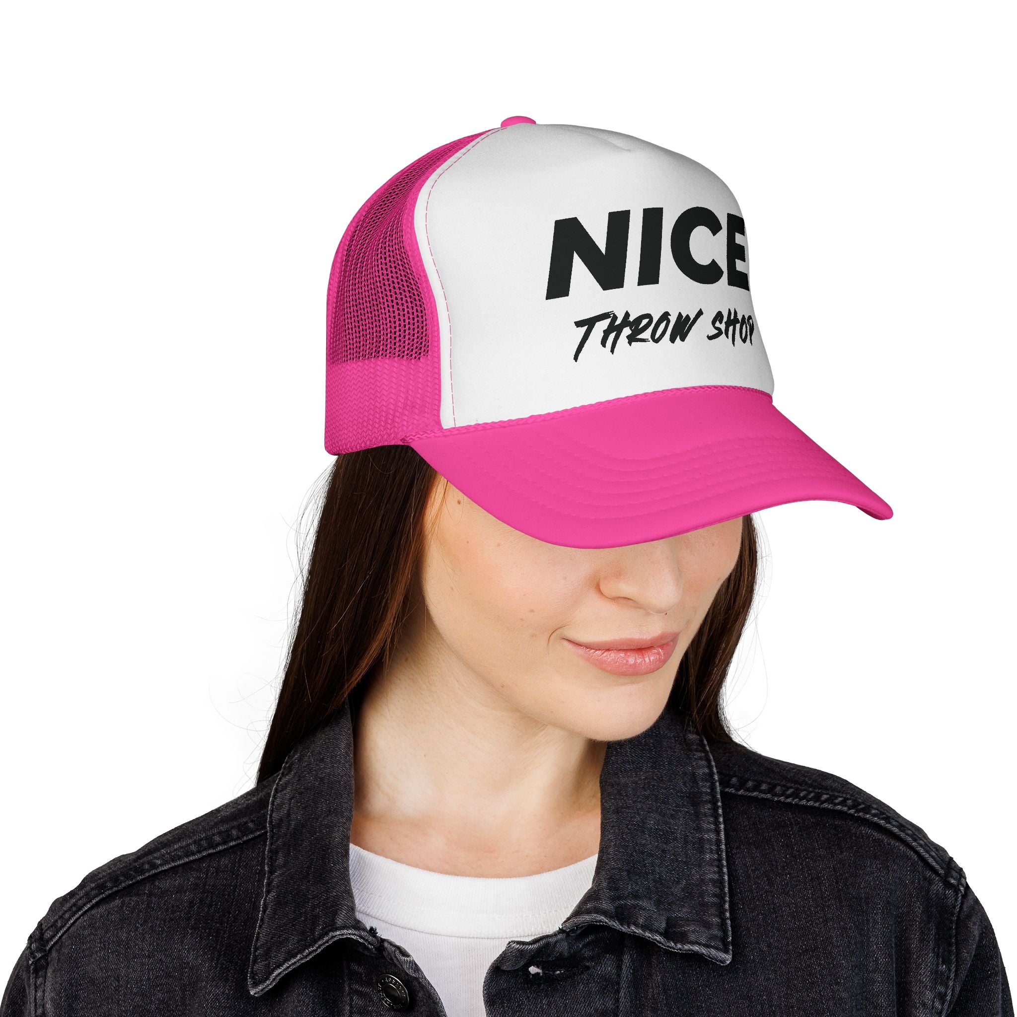 NICE Throw Shop Mesh Trucker Cap – Multiple Colors