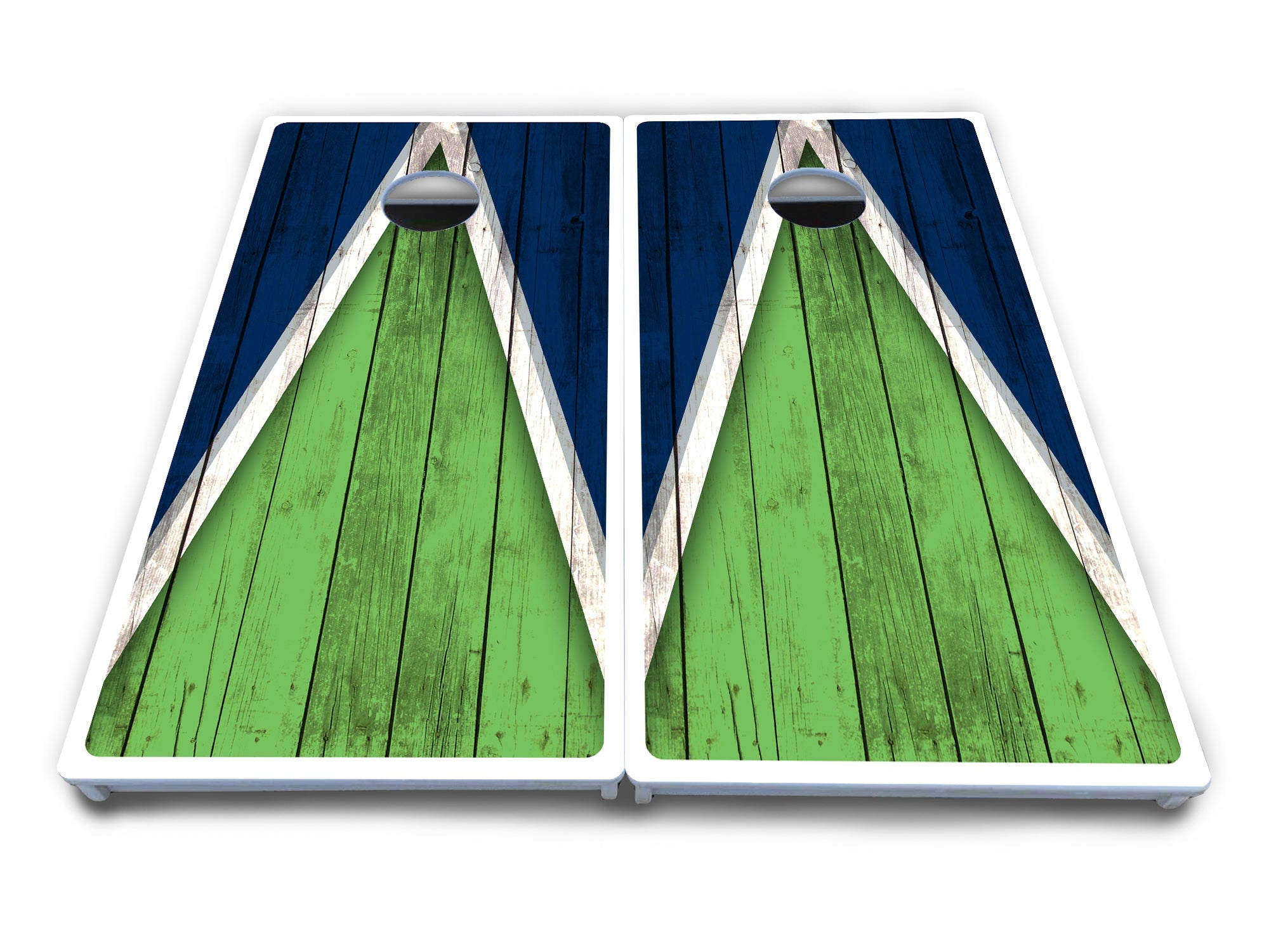 Team Color Triangle Cornhole Boards - All Weather Series