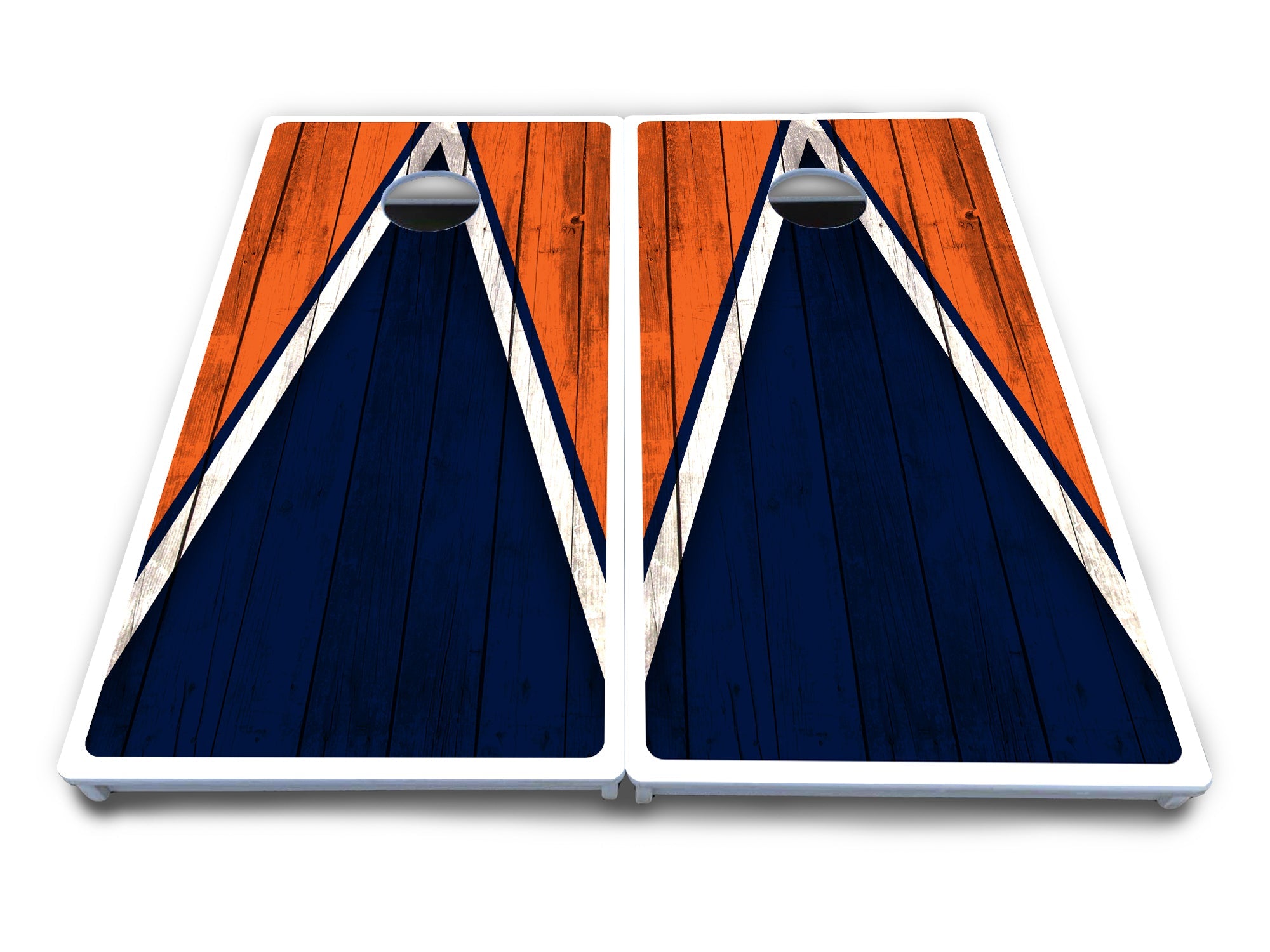 Team Color Triangle Cornhole Boards - All Weather Series