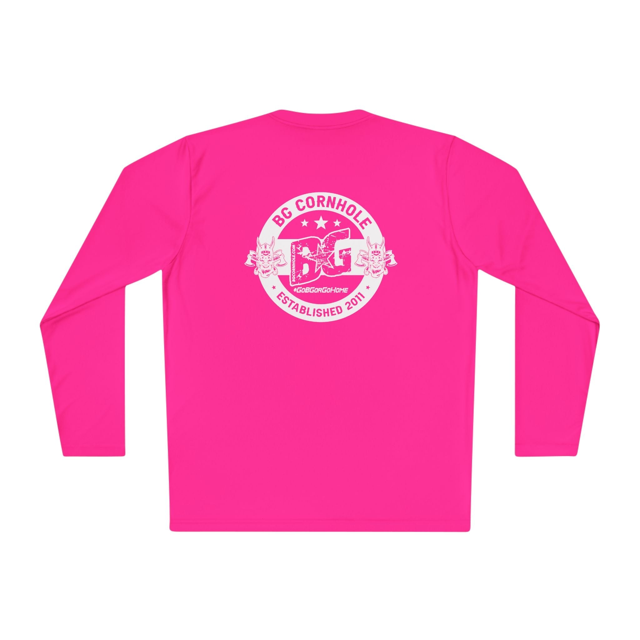 BG Cornhole Unisex Lightweight Polyester Long Sleeve Tee - Multiple Colors