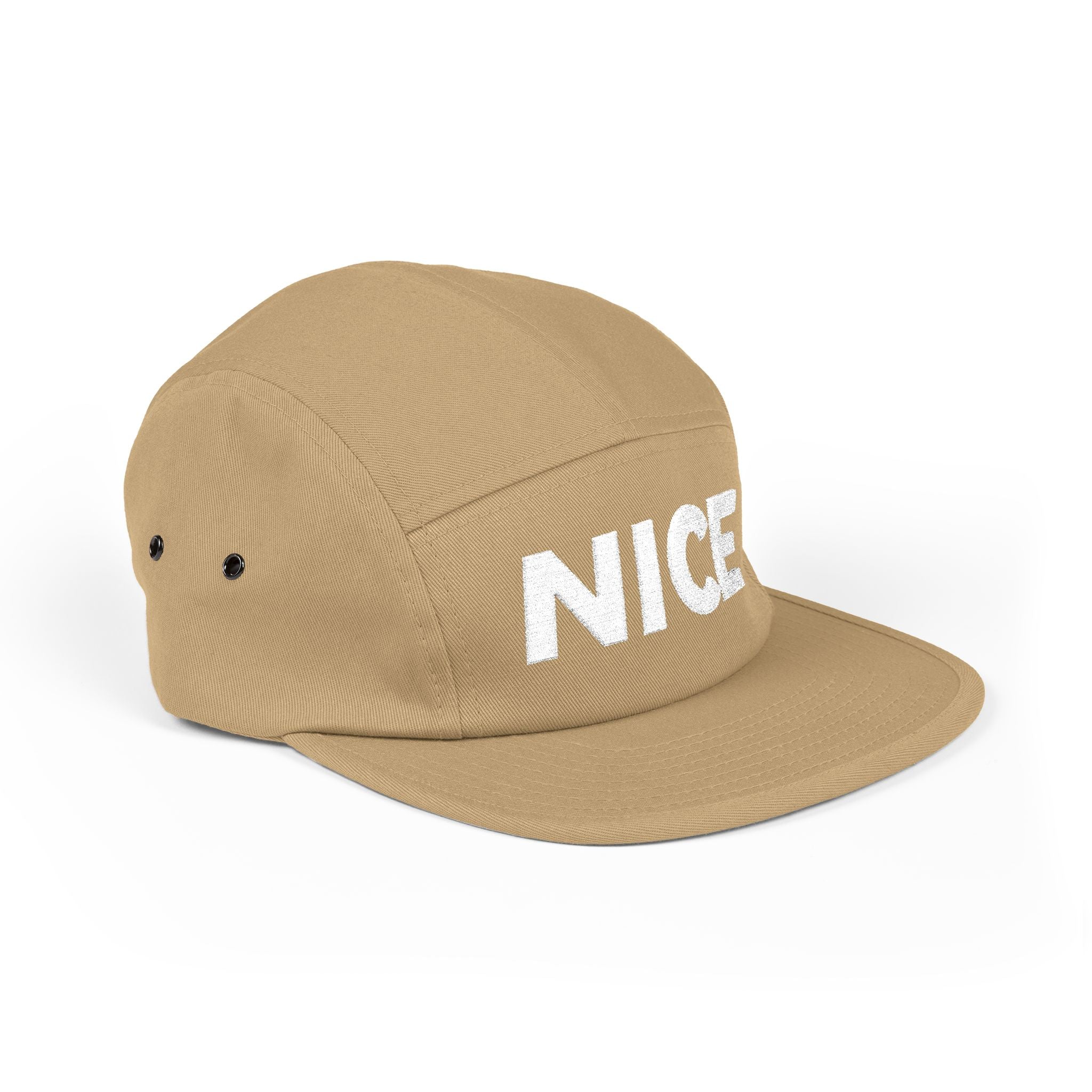 NICE Throw Shop 5 Panel Cap (Embroidered) – Multiple Colors