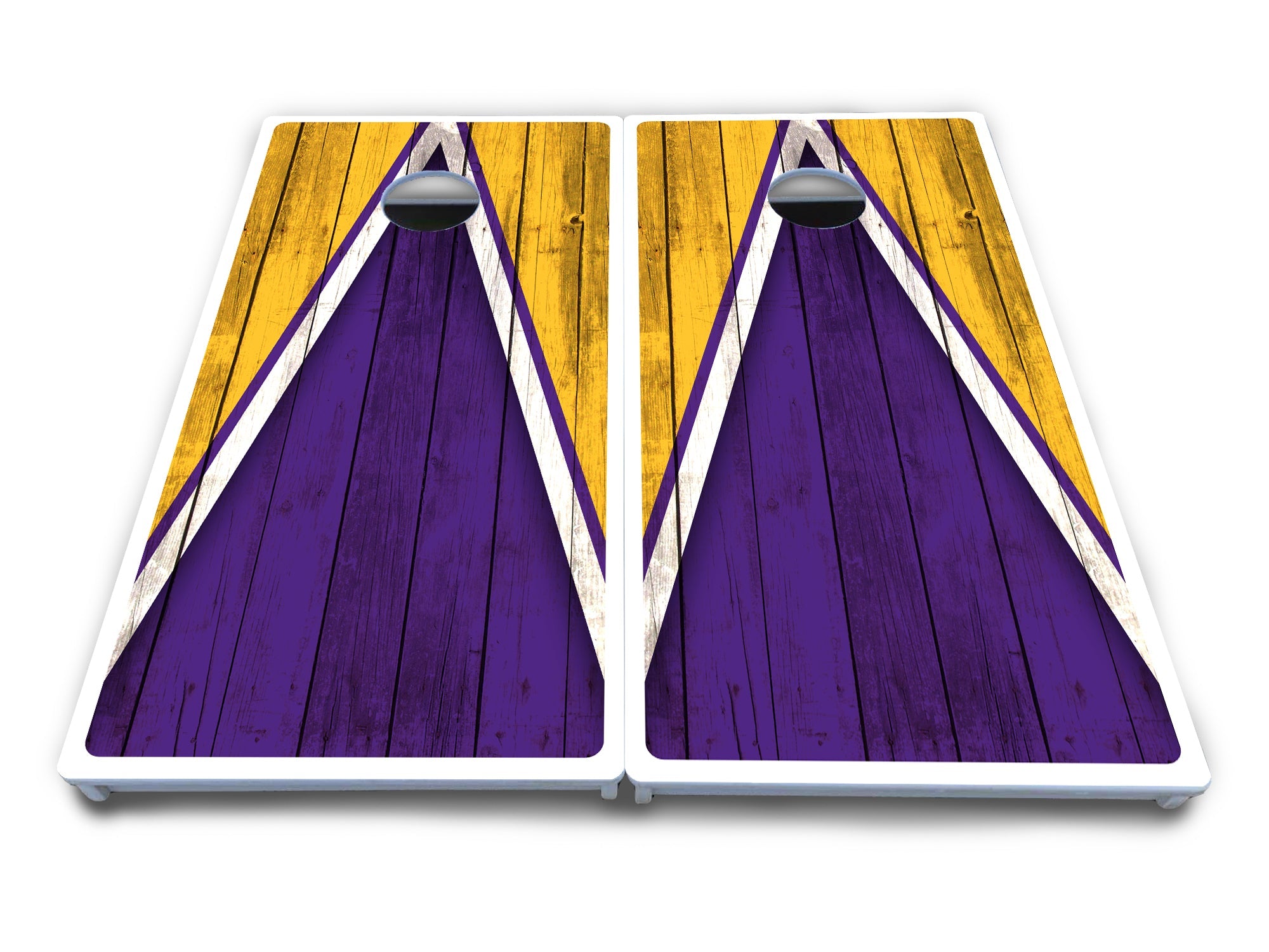 Team Color Triangle Cornhole Boards - All Weather Series