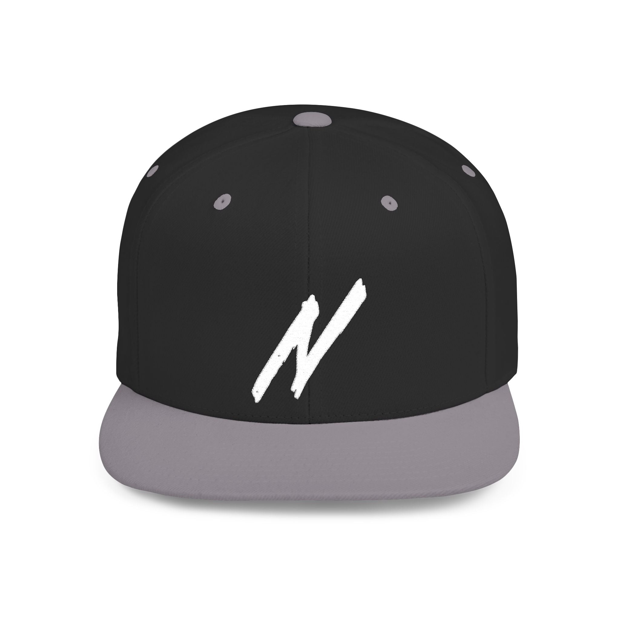 NICE Throw Shop Flat Bill Snapback with N Design – Multiple Colors