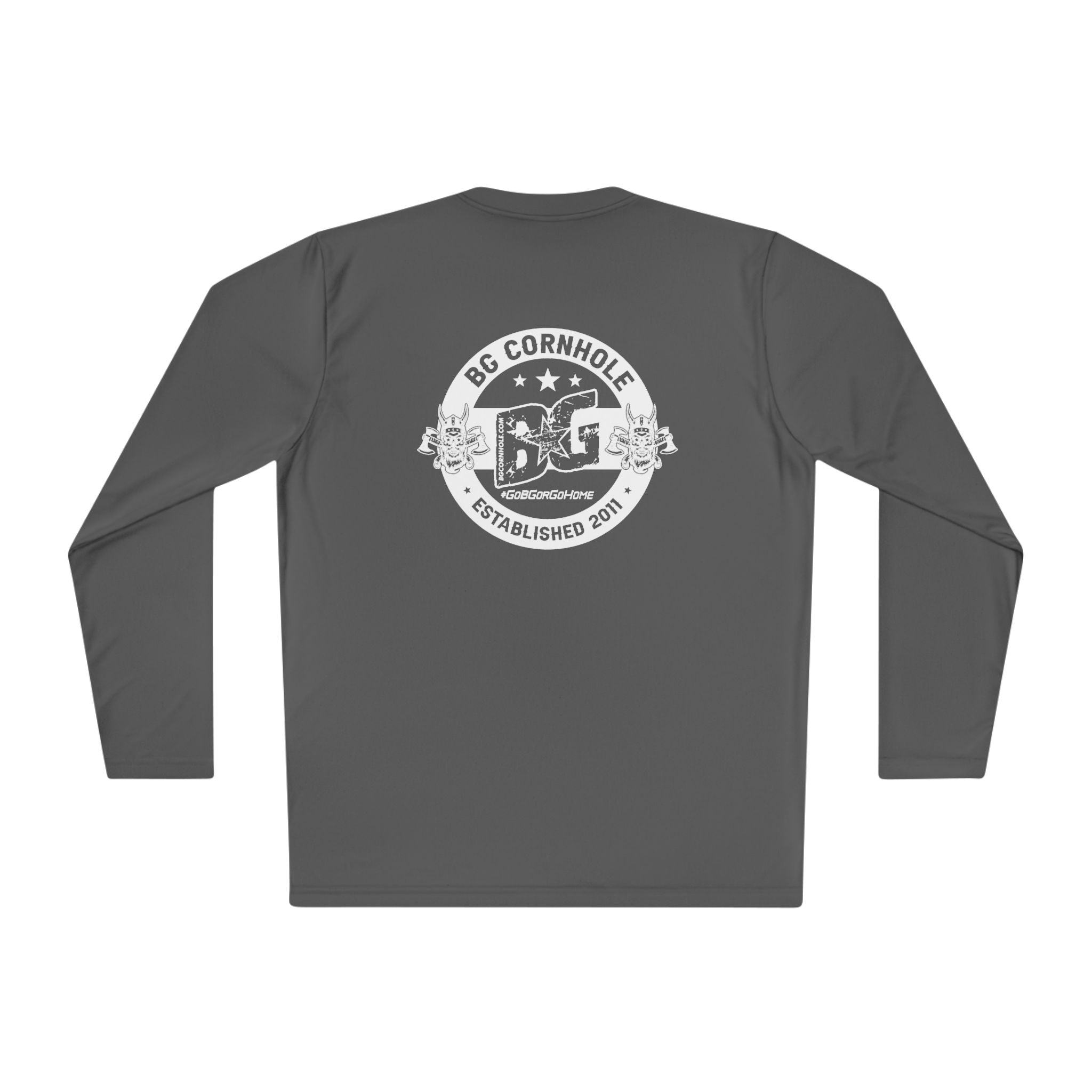 BG Cornhole Unisex Lightweight Polyester Long Sleeve Tee - Multiple Colors