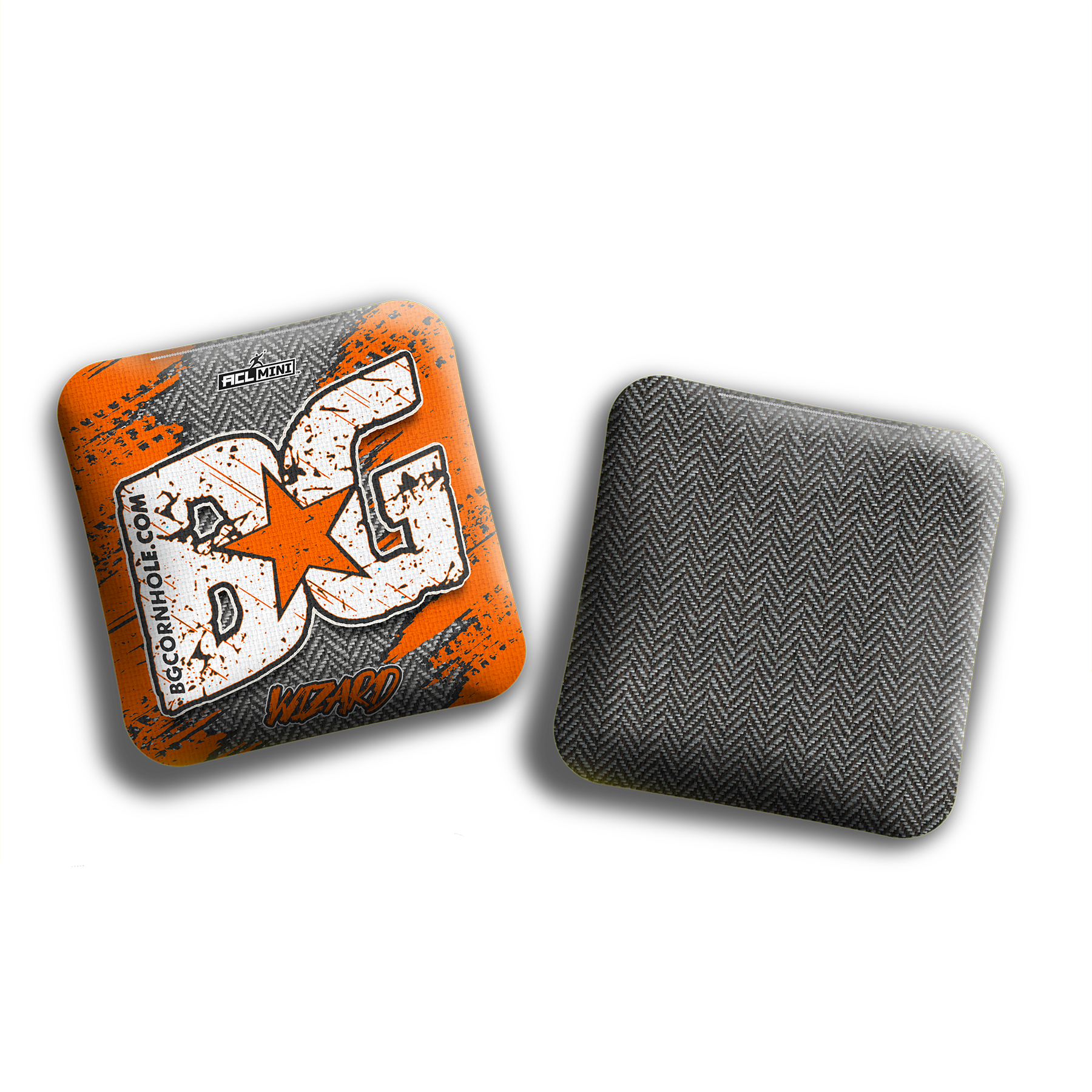 BG Cornhole 2025 BG Wizard 4" Mini Cornhole Bags - “TRAXX” - Set of 4 Bags