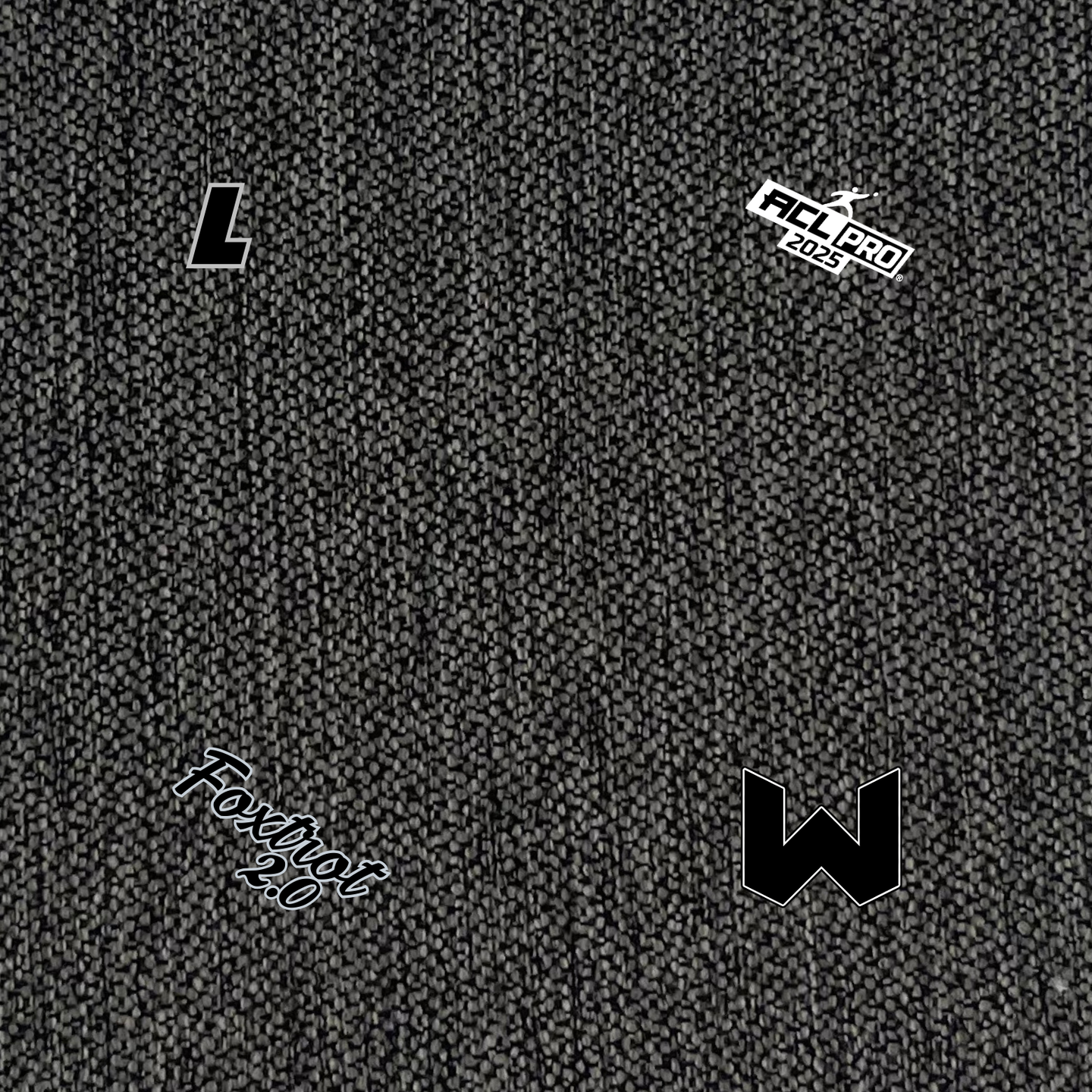 2026 WTF Cornhole Foxtrot 2.0 Minimal - ACL Pro Stamped Cornhole Bags - Set of 4 bags