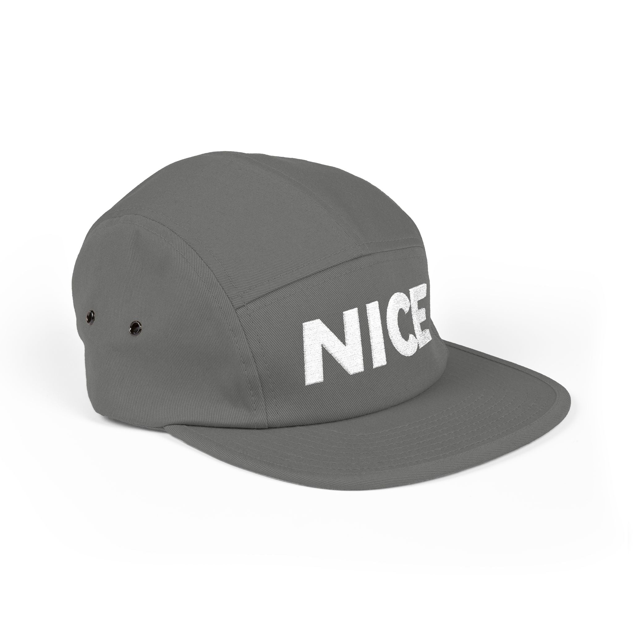 NICE Throw Shop 5 Panel Cap (Embroidered) – Multiple Colors