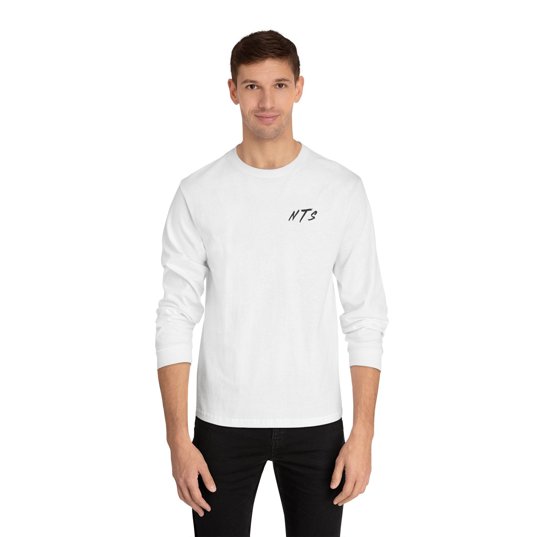 NICE Throw Shop Unisex Long Sleeve Tee with NTS Design – Multiple Colors